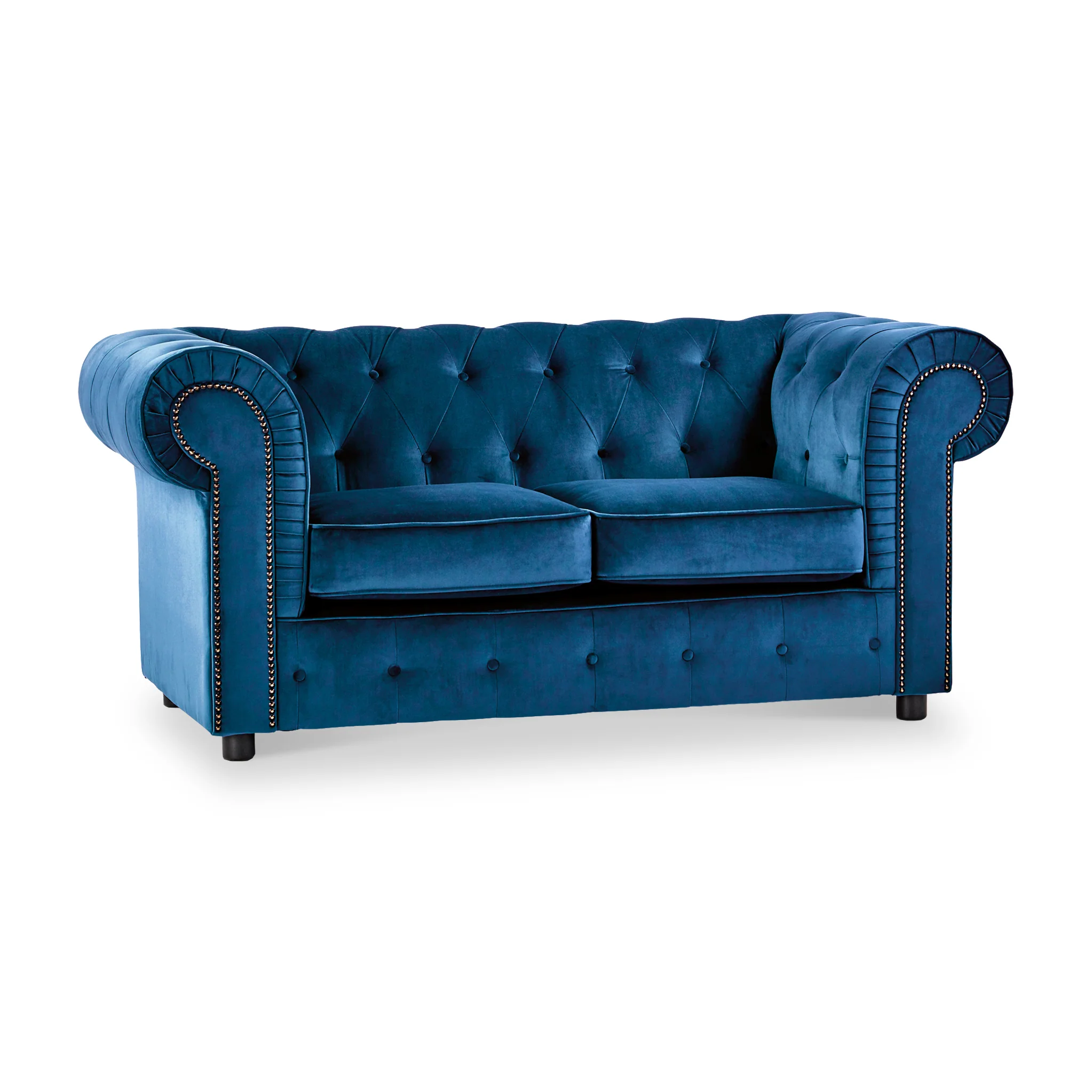 Kingswell Velvet 2 Seater Sofa - Image 26