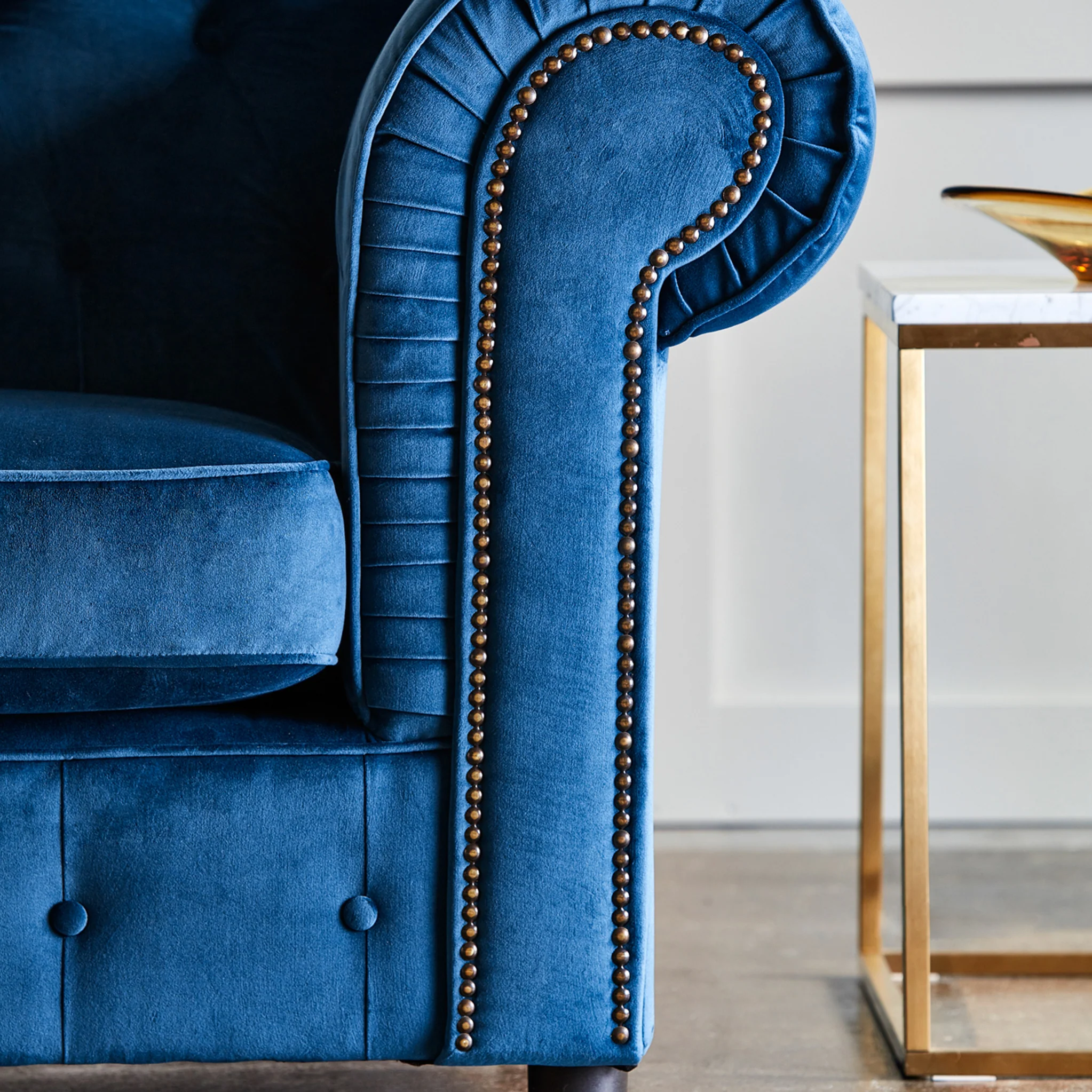 Kingswell Velvet 2 Seater Sofa - Image 30