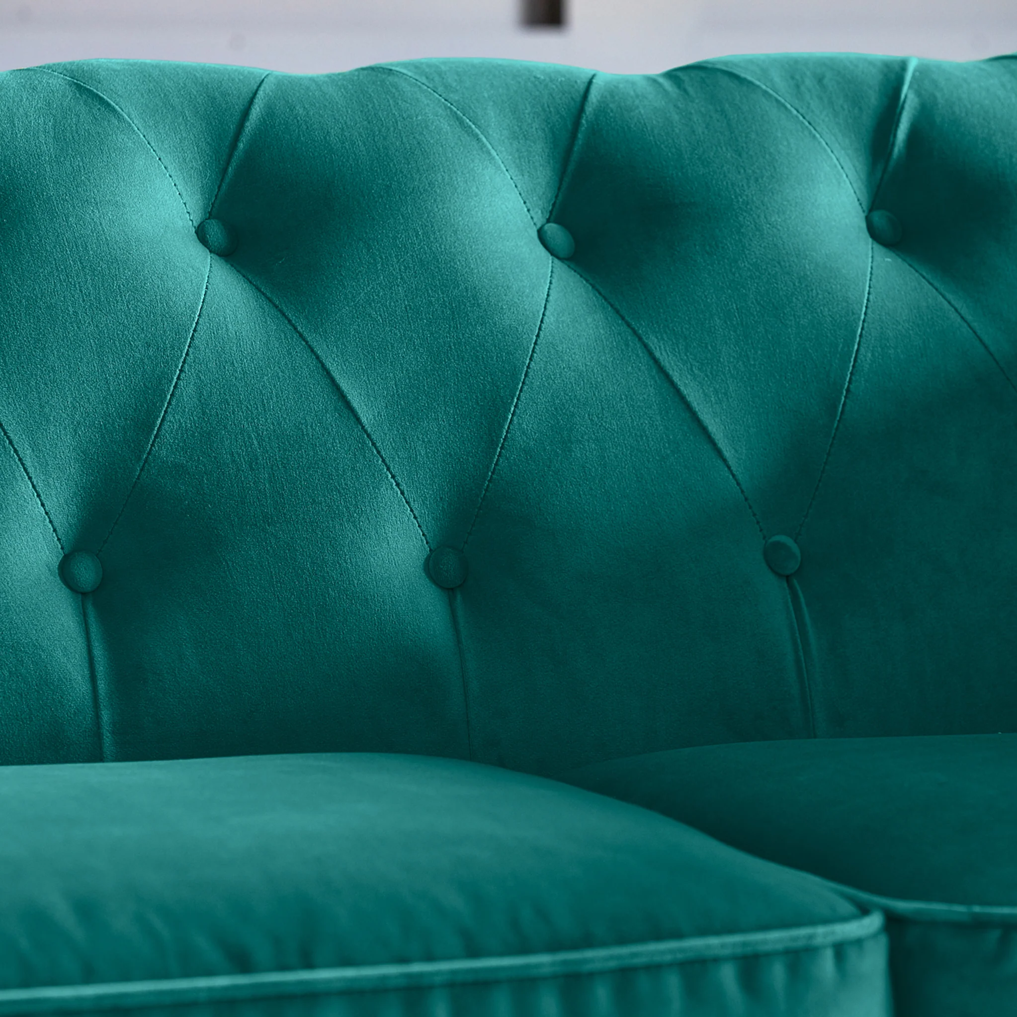 Kingswell Velvet 3 Seater Sofa - Image 23