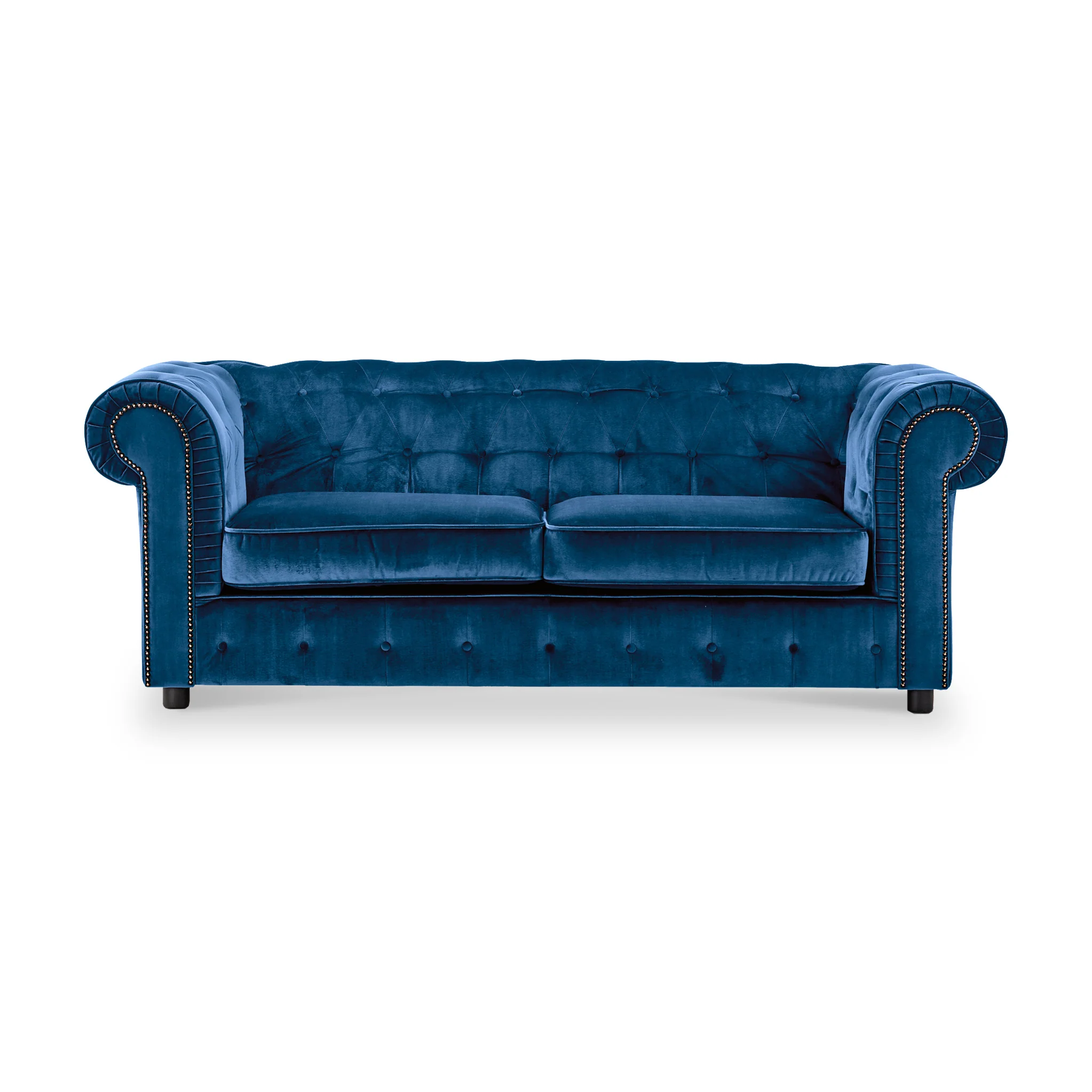 Kingswell Velvet 3 Seater Sofa - Image 29
