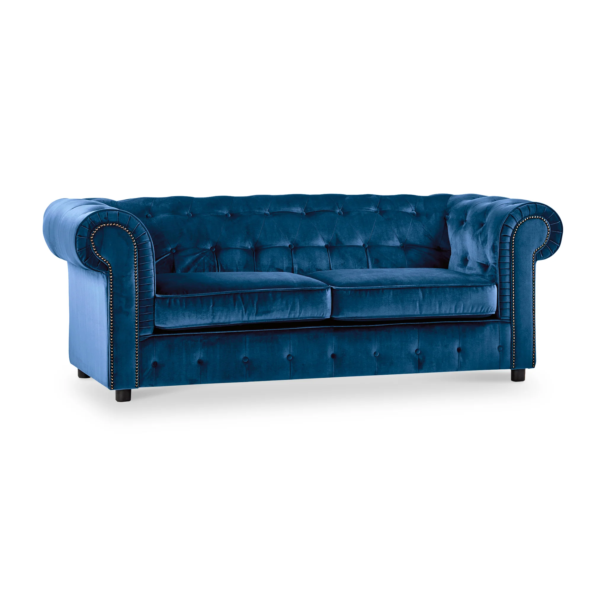 Kingswell Velvet 3 Seater Sofa - Image 31