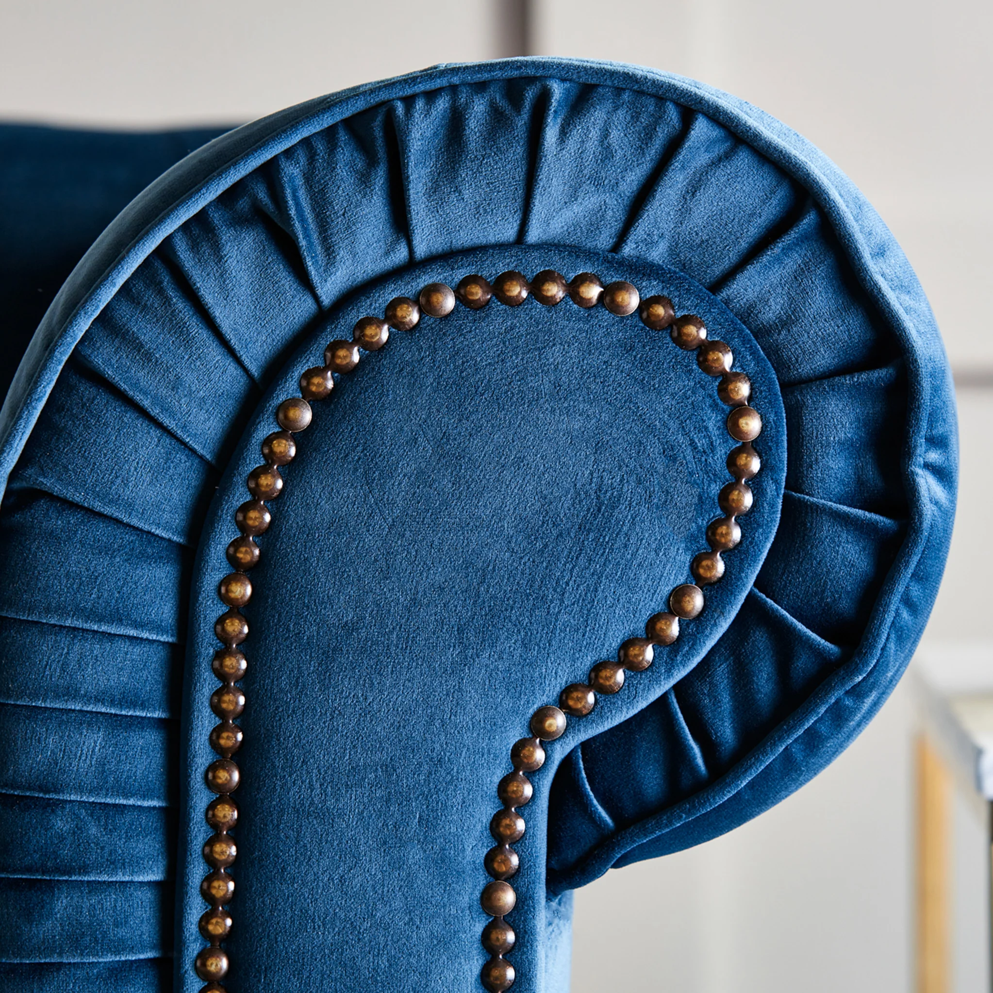 Kingswell Velvet 3 Seater Sofa - Image 35