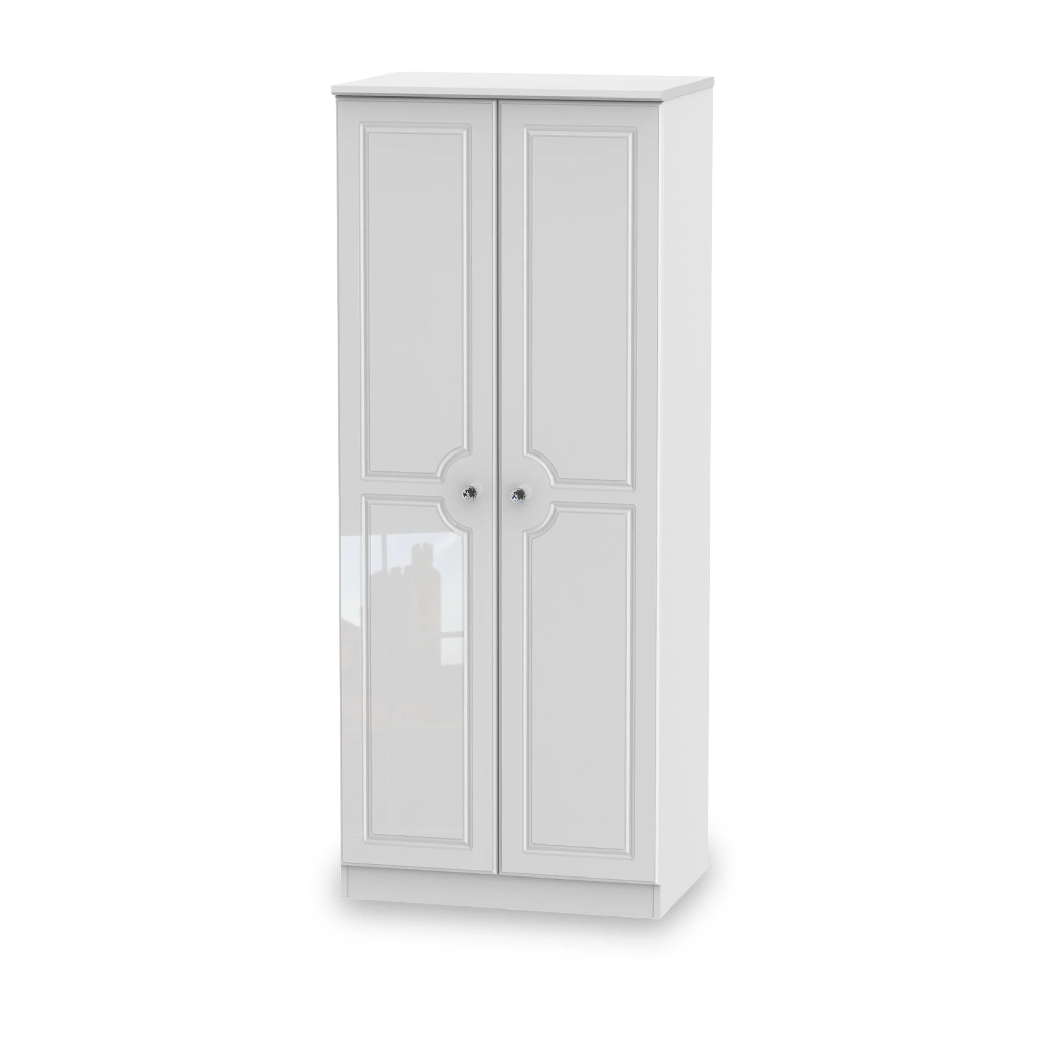 Kinsley White Gloss 3 Piece Bedroom Set - Image 3