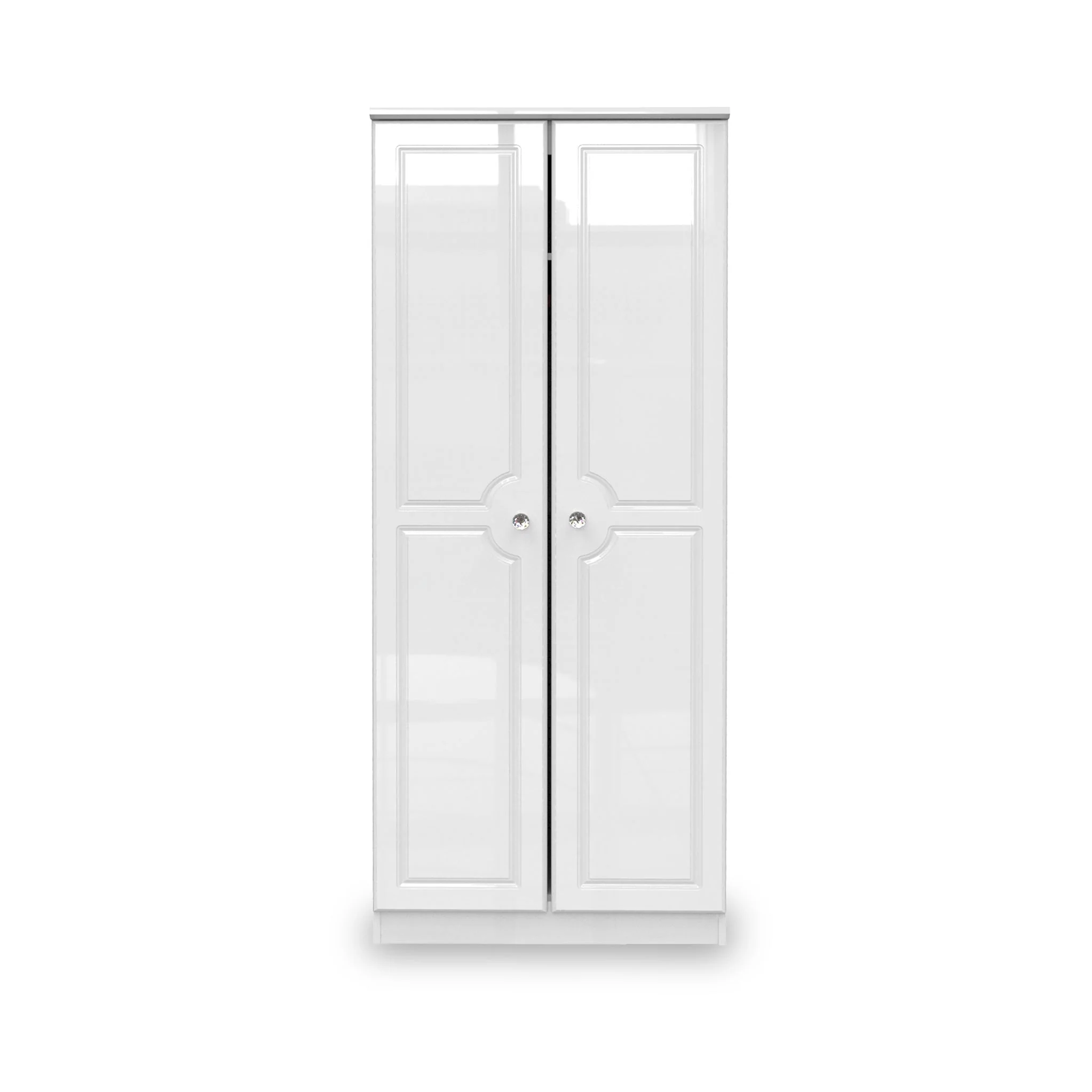 Kinsley White Gloss 3 Piece Bedroom Set - Image 4
