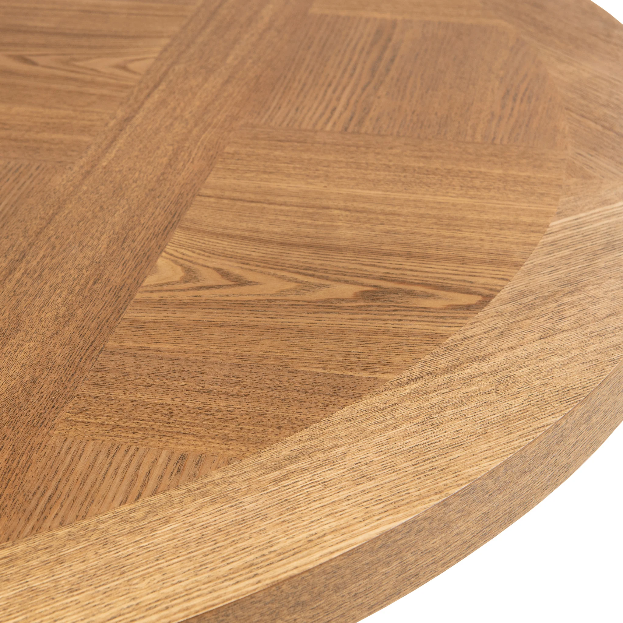 Klara Oak Parquet 120cm Round Dining Table - Image 6