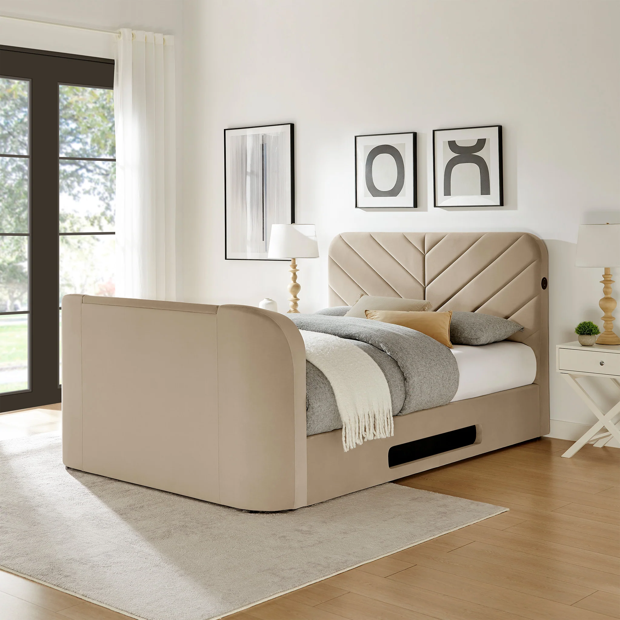 Koble Chevron Smart TV Bed - Image 3