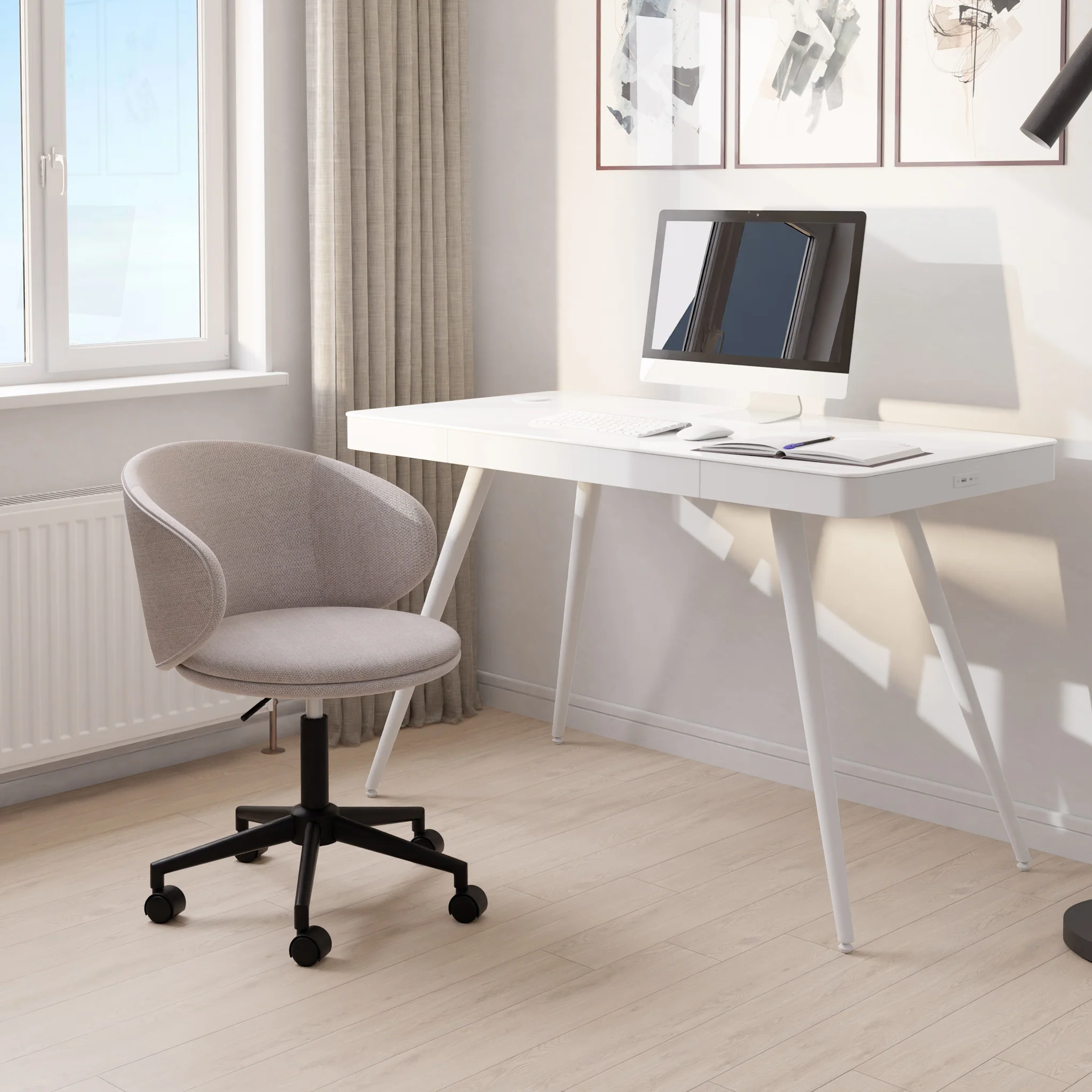 Koble Clara Height Adjustable Swivel Office Chair - Image 2