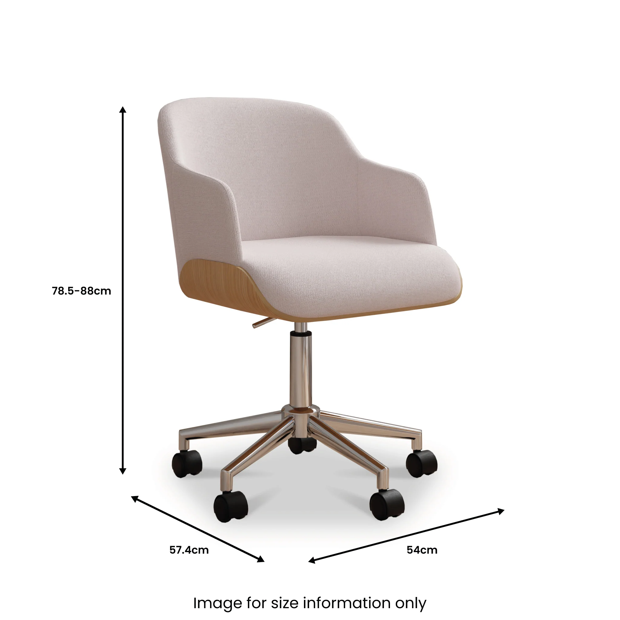 Koble Hedda Height Adjustable Swivel Office Chair - Image 6