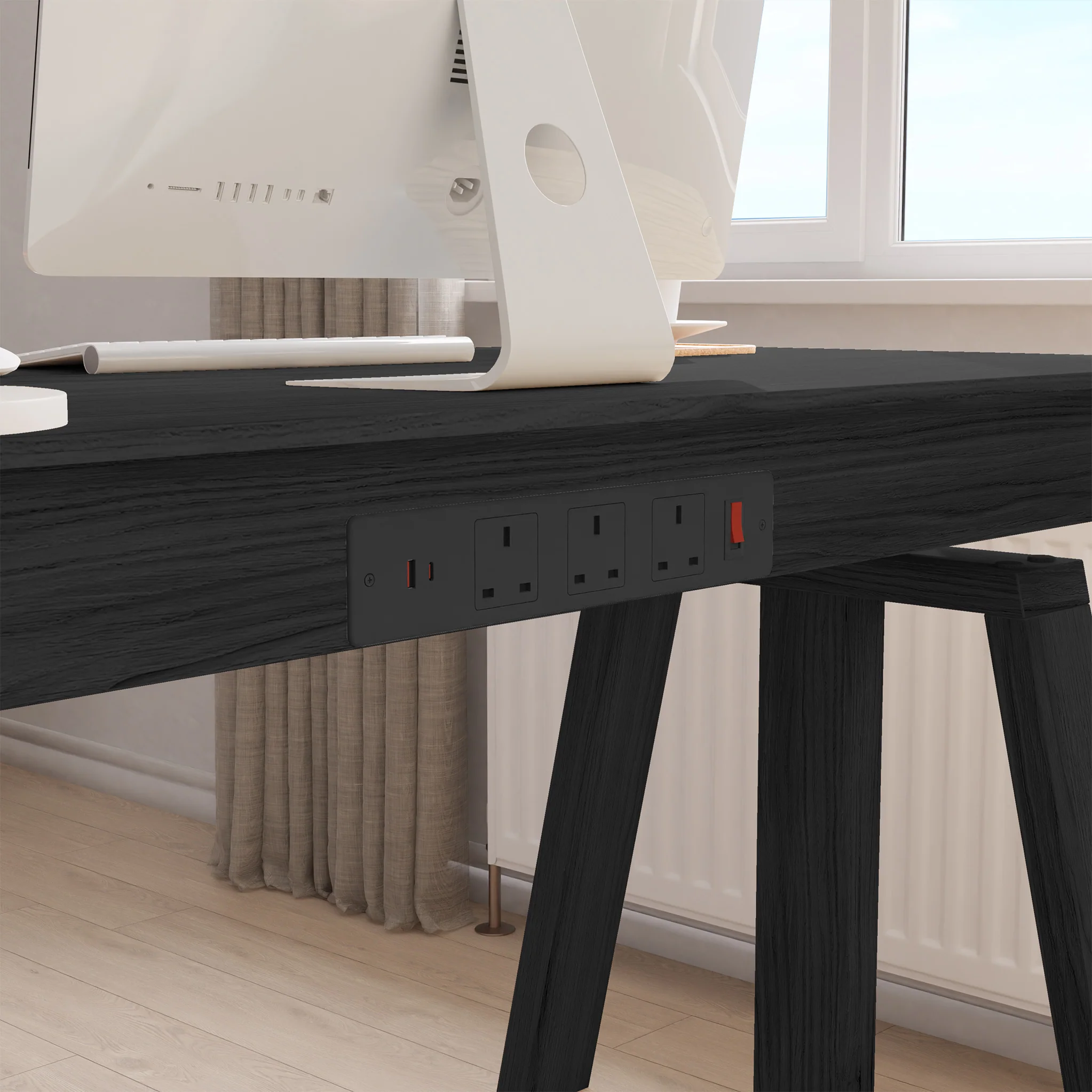Koble Nora Adjustable Desk with 2 Storage Drawers - Image 7