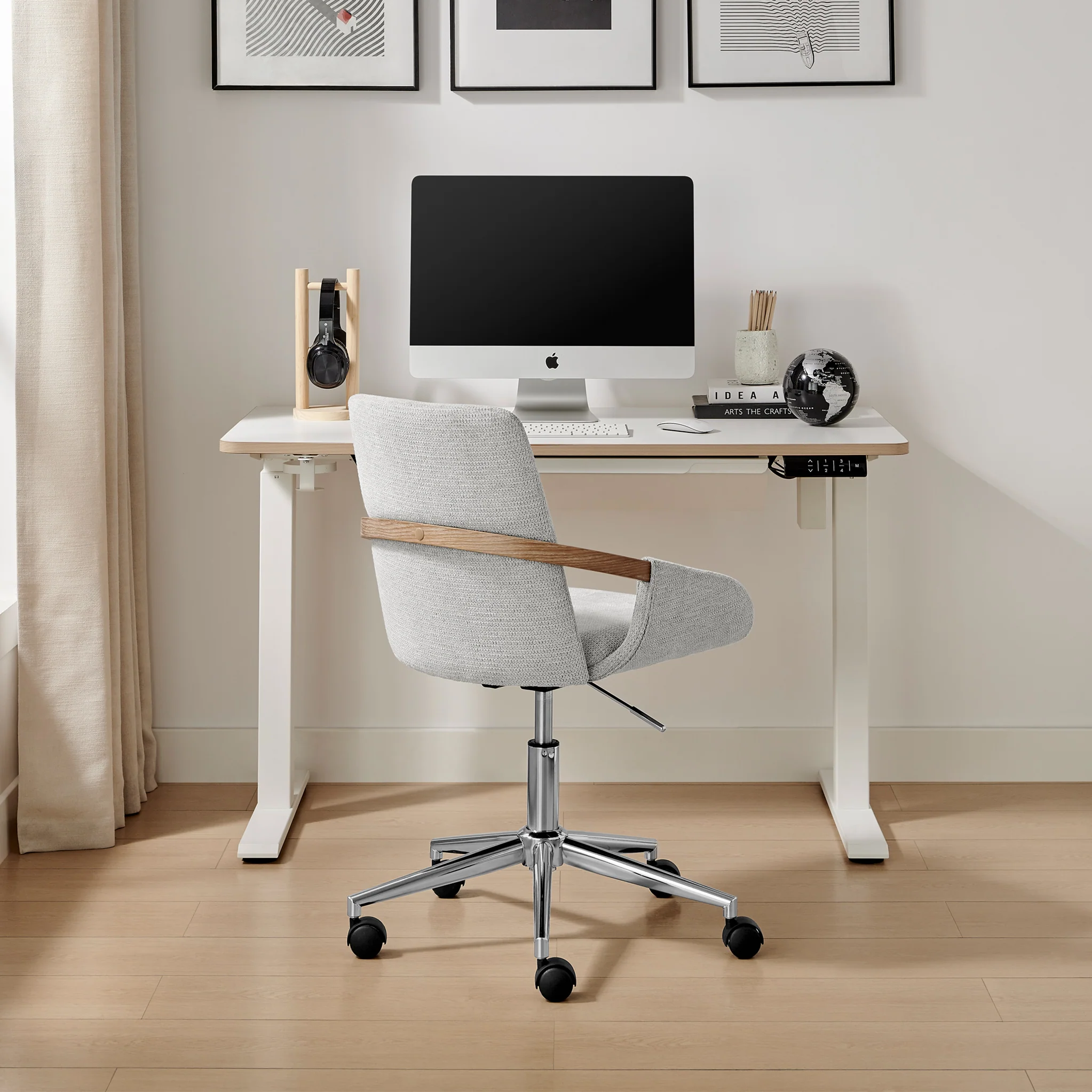 Koble Thea Upholstered Swivel Office Chair - Image 4