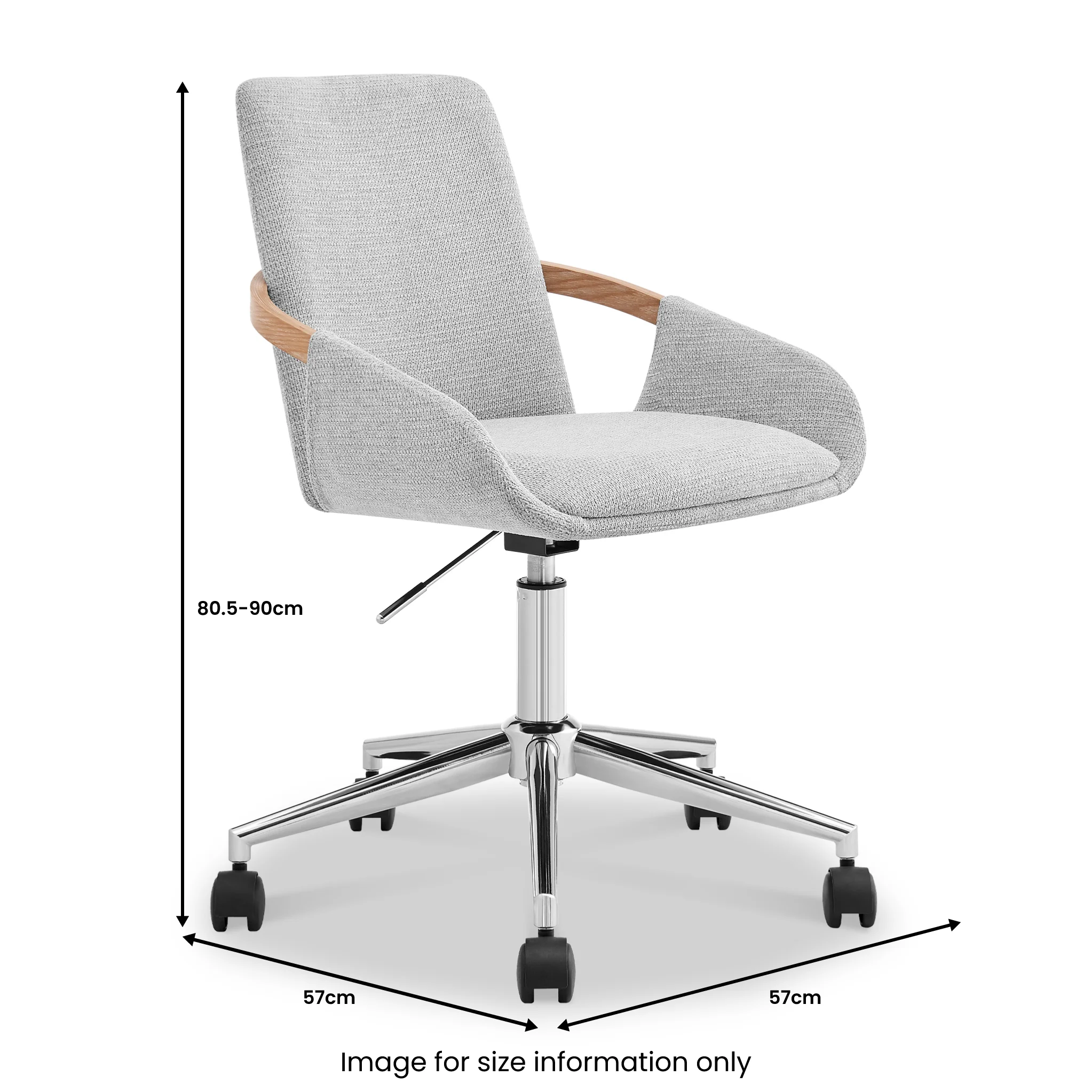 Koble Thea Upholstered Swivel Office Chair - Image 8