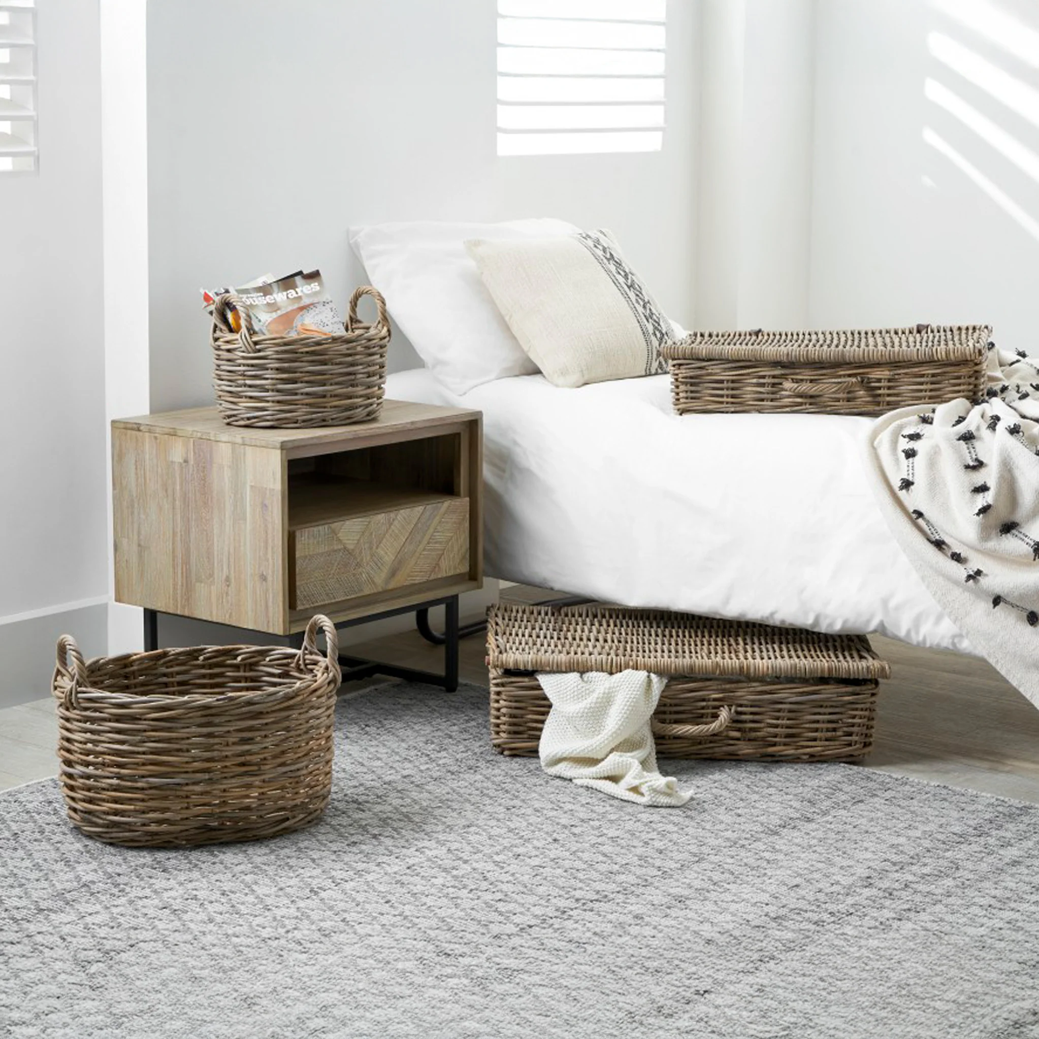 Kubu Oval Baskets Set of 2 - Image 8