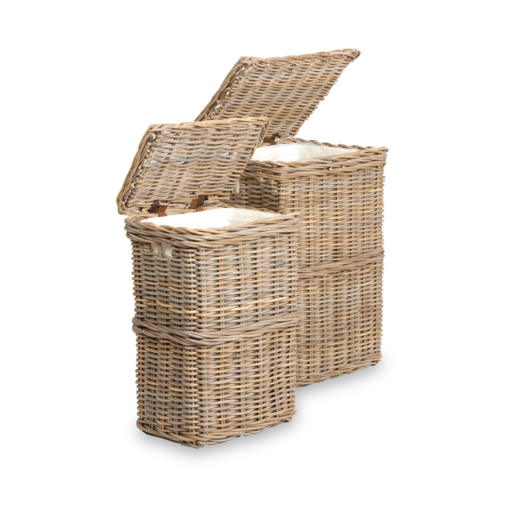 Kubu Rectangular Linen Baskets Set of 2 - Image 2