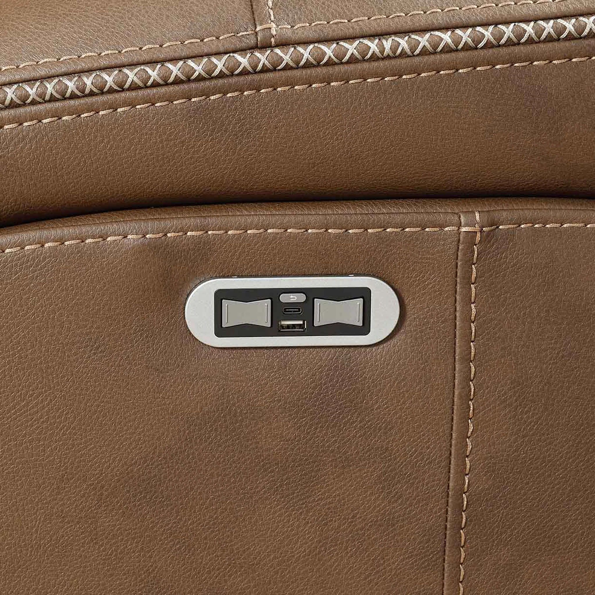 Lambeth Faux Leather Power Recliner Armchair - Image 3
