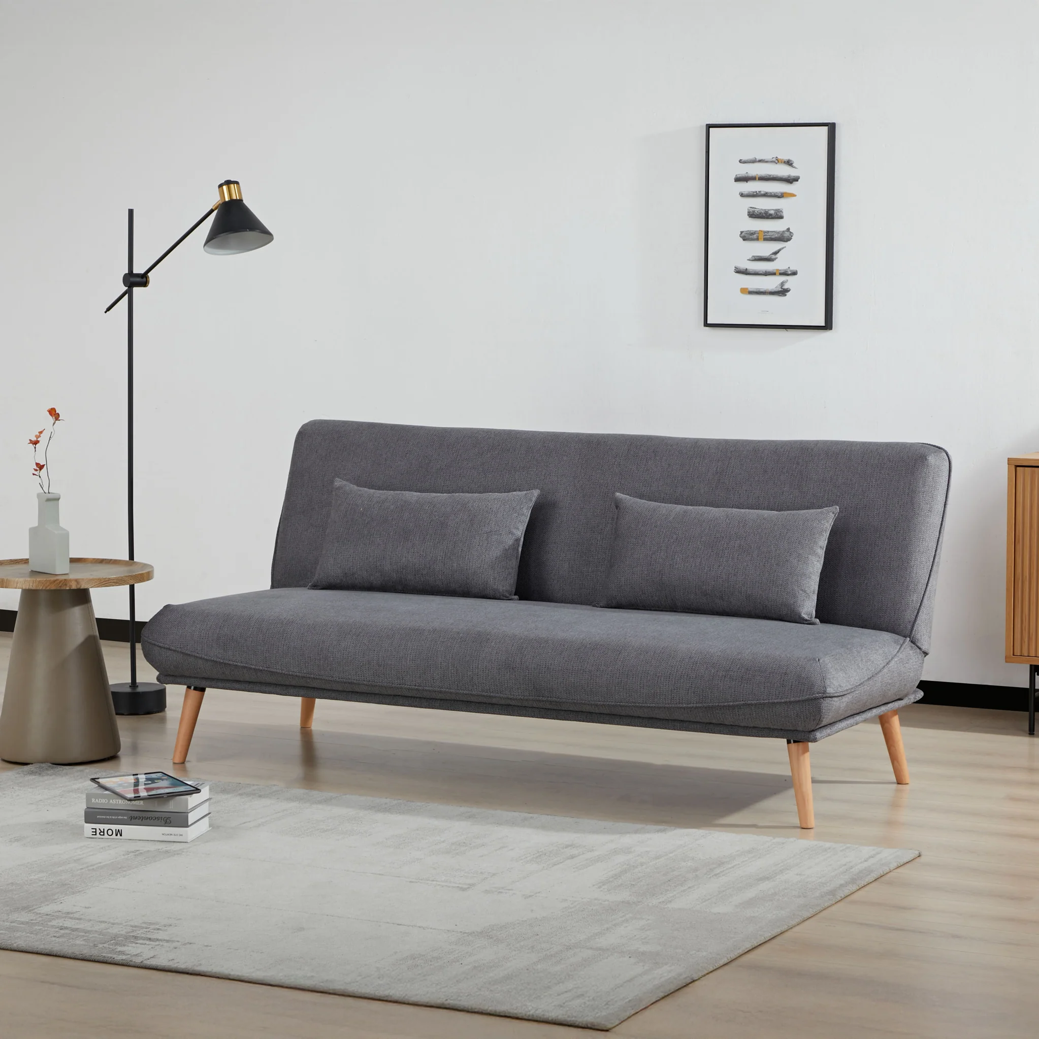 Lancell 3 Seater Clik-Clak Sofa Bed - Image 11