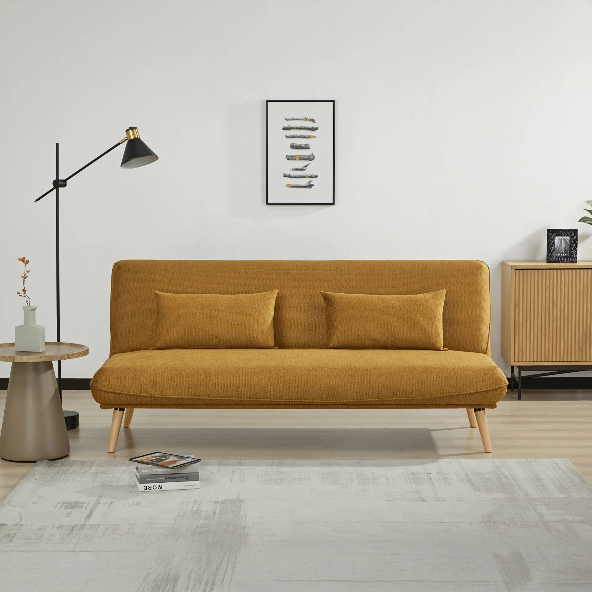 Lancell 3 Seater Clik-Clak Sofa Bed - Image 2