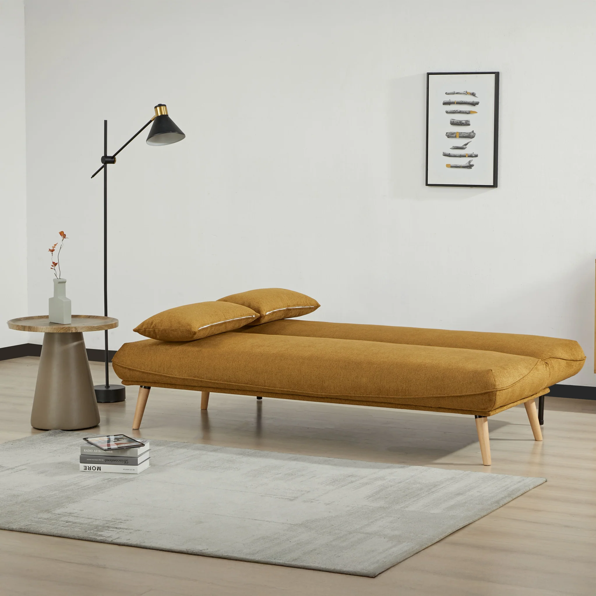 Lancell 3 Seater Clik-Clak Sofa Bed - Image 3