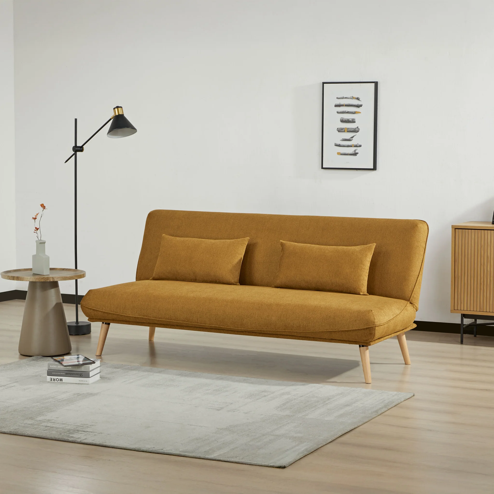Lancell 3 Seater Clik-Clak Sofa Bed - Image 4