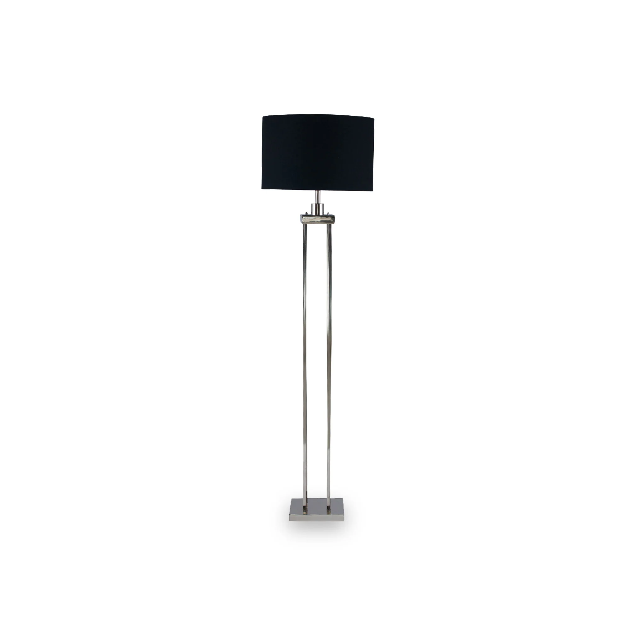 Langston Nickel 4 Post Floor Lamp - Image 3