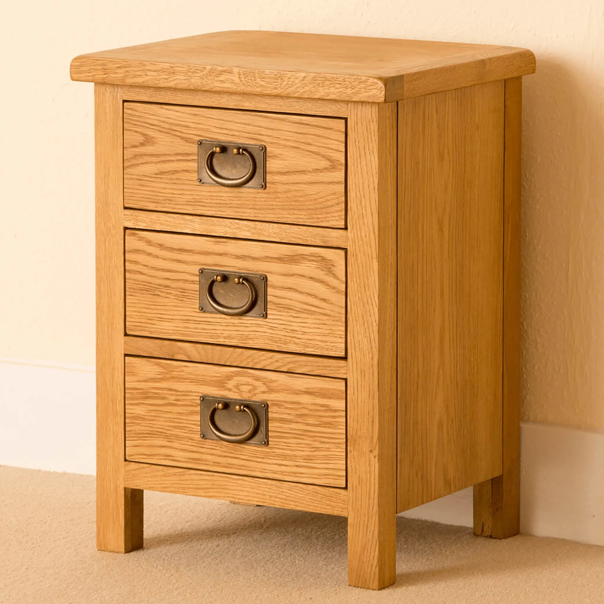 Lanner Oak Bedside Table - Image 3