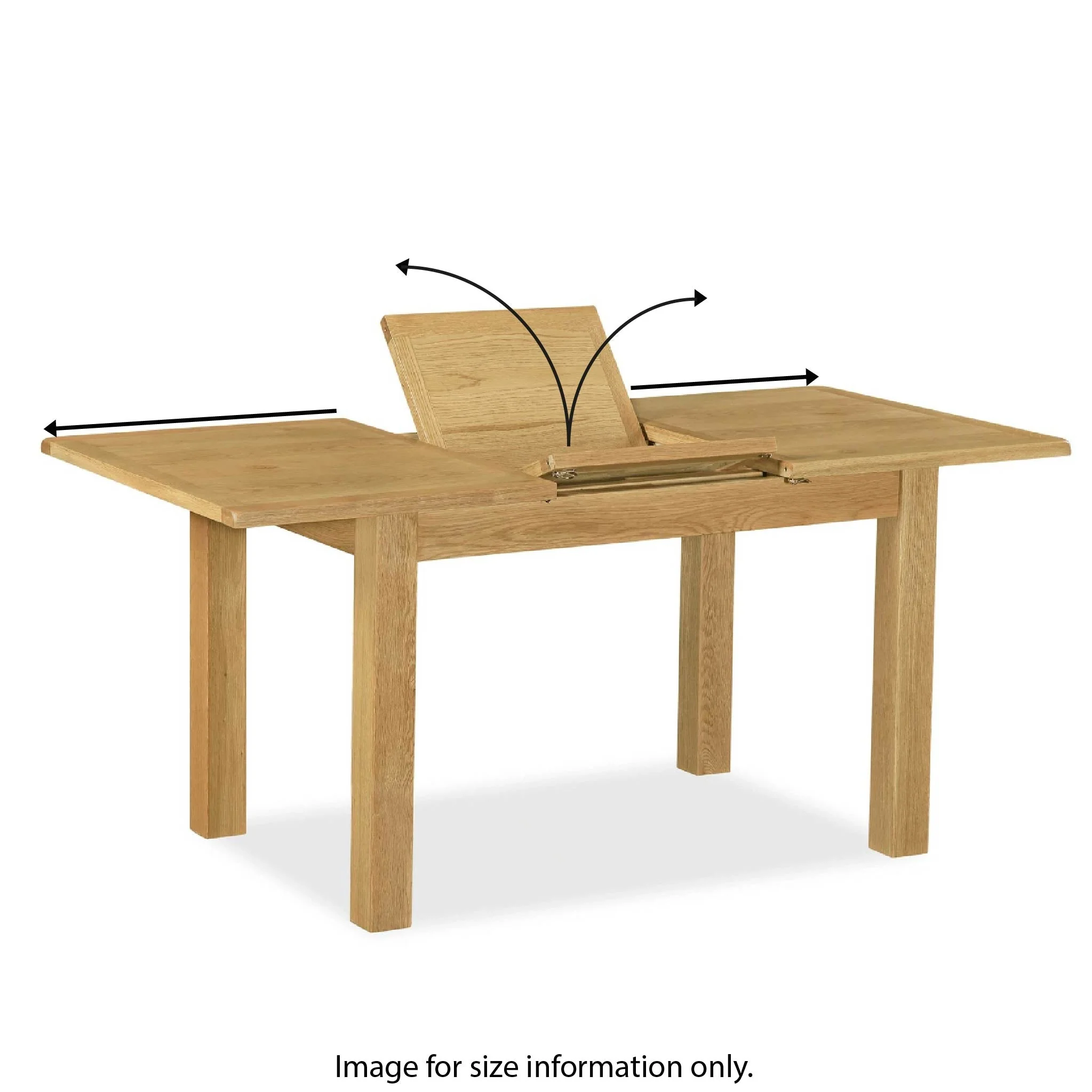 Lanner Oak Compact Extending Dining Table - Image 12