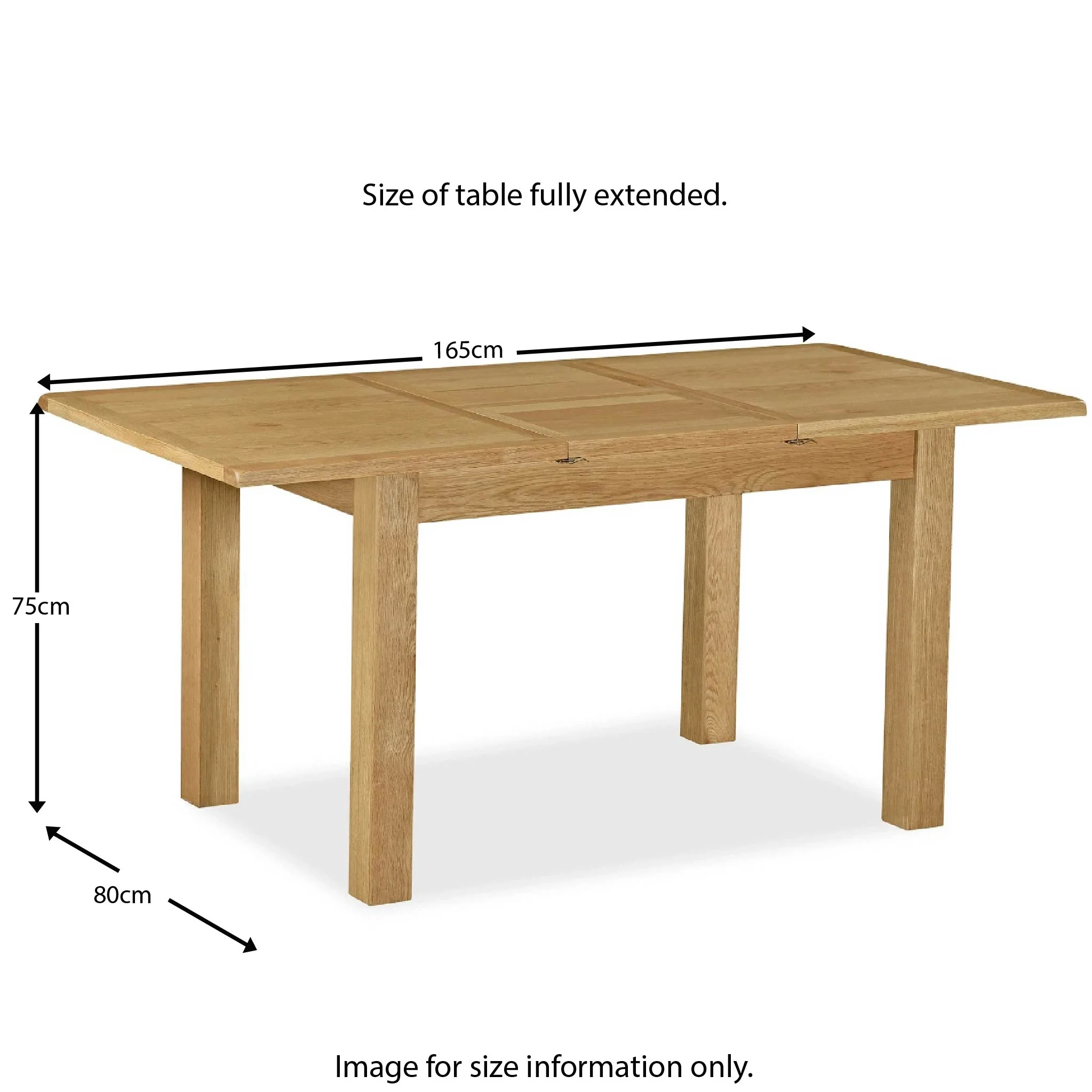 Lanner Oak Compact Extending Dining Table - Image 13
