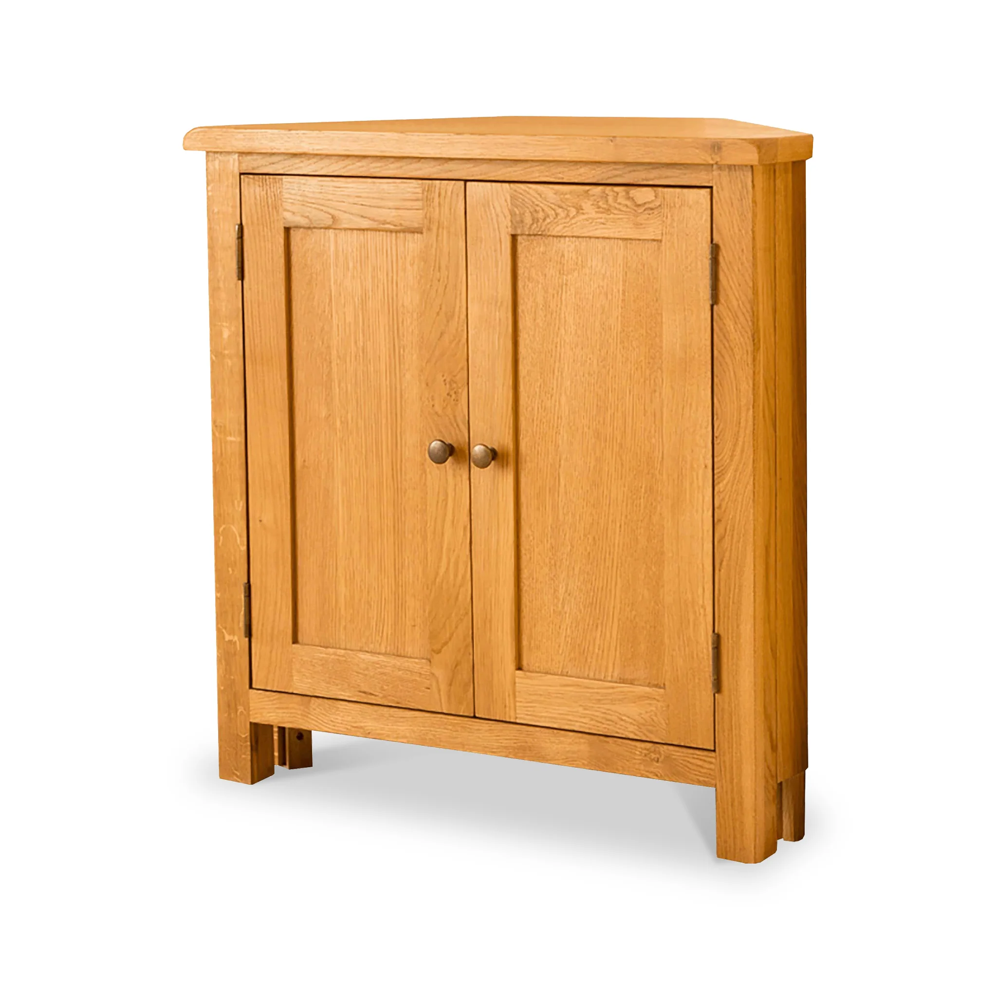 Lanner Oak Corner Cupboard - Image 3