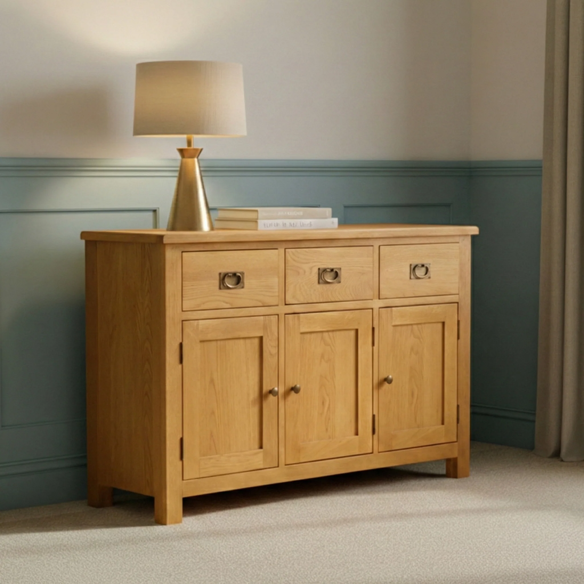Lanner Oak Large Sideboard - Image 2