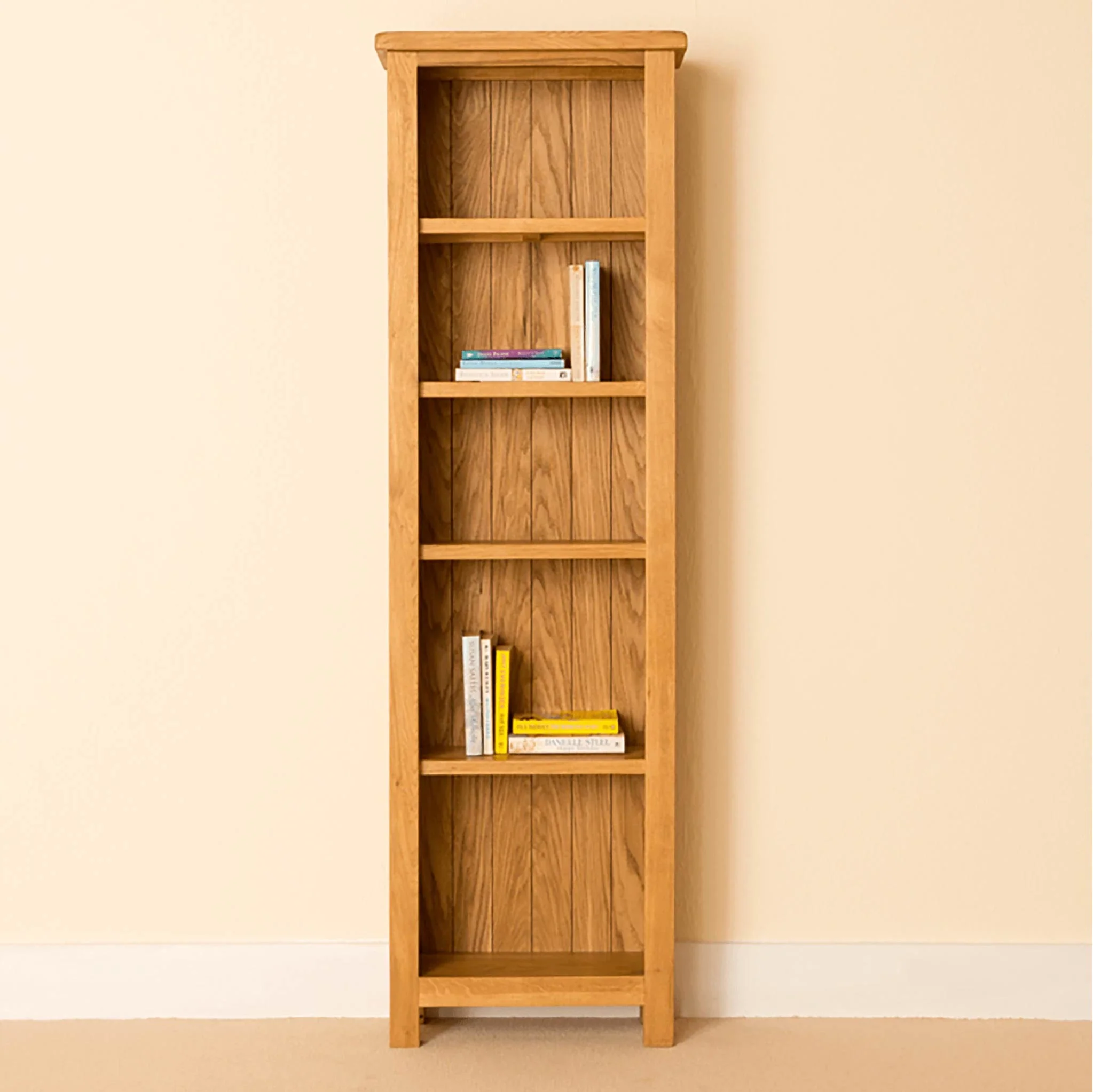 Lanner Oak Narrow Bookcase - Image 3