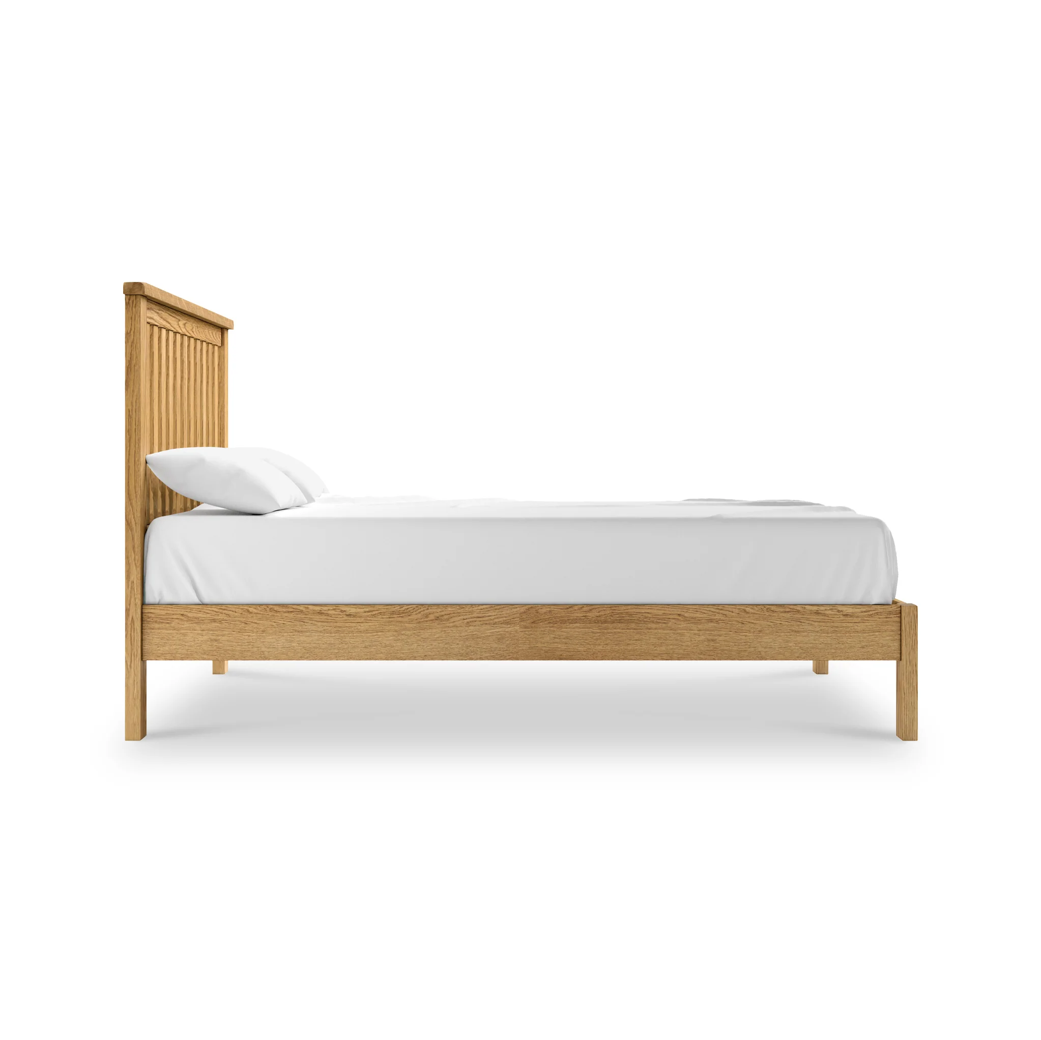 Lanner Oak Low Foot End Bed Frame - Image 6