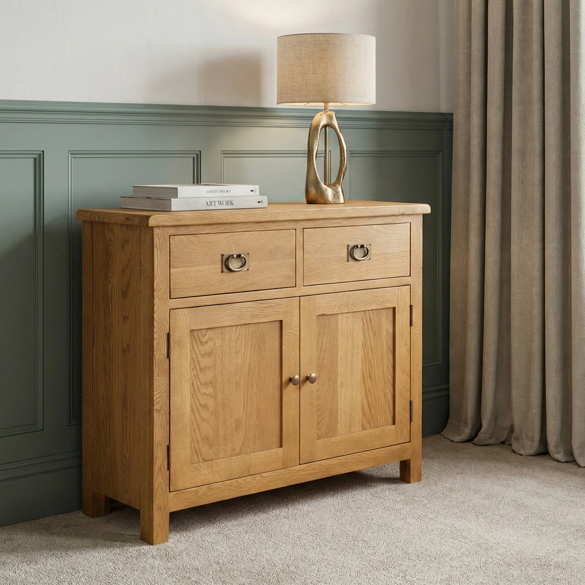 Lanner Oak small sideboard - Image 2