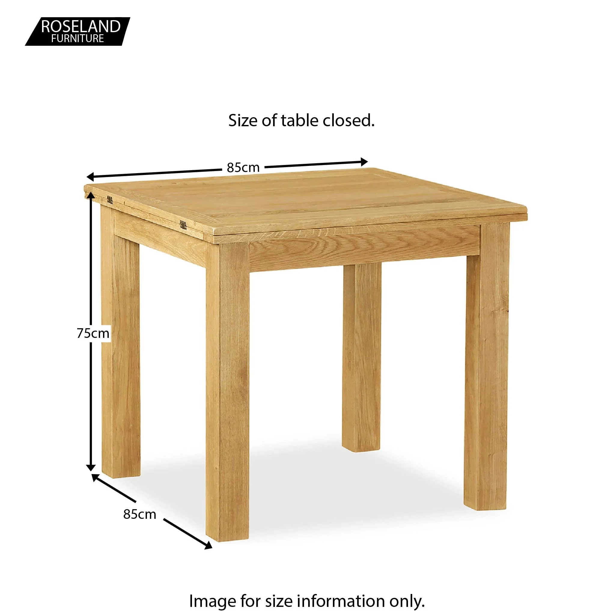 Lanner Oak Square Extending Table - Image 5