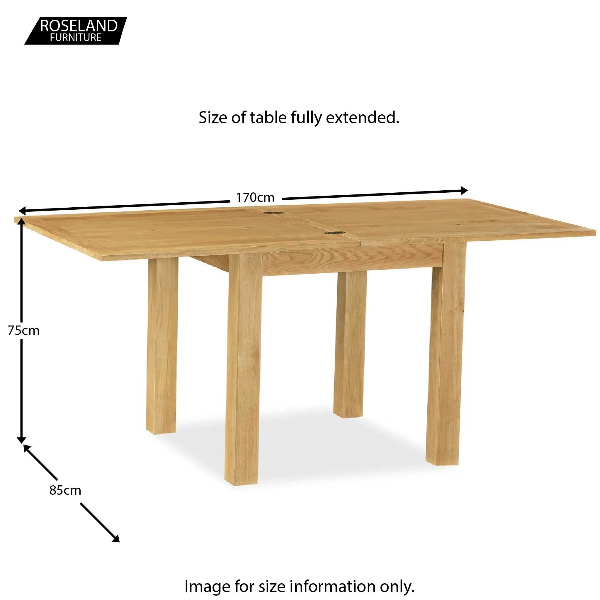 Lanner Oak Square Extending Table - Image 6