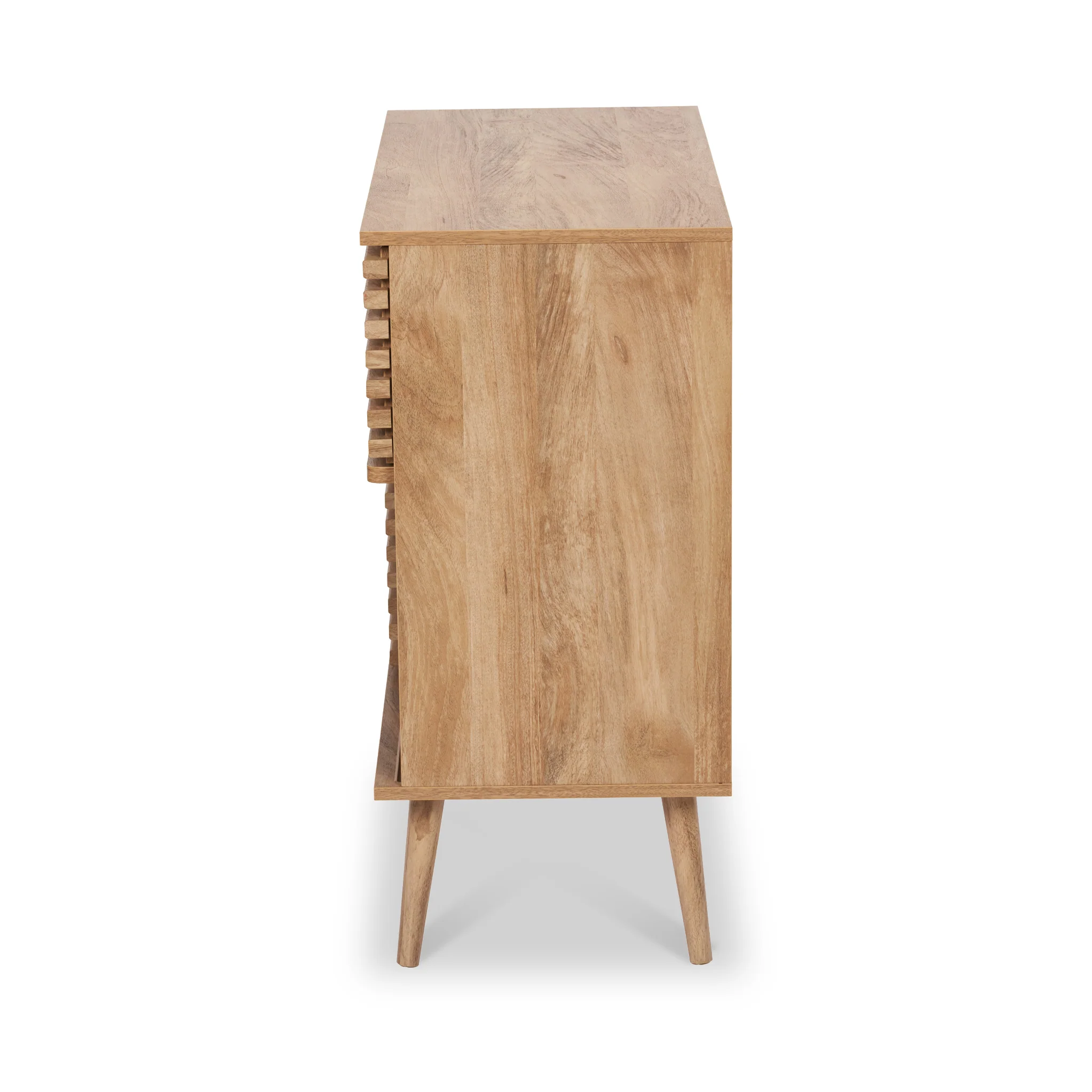 Larvik Slatted Eucalyptus Display Cabinet - Image 8