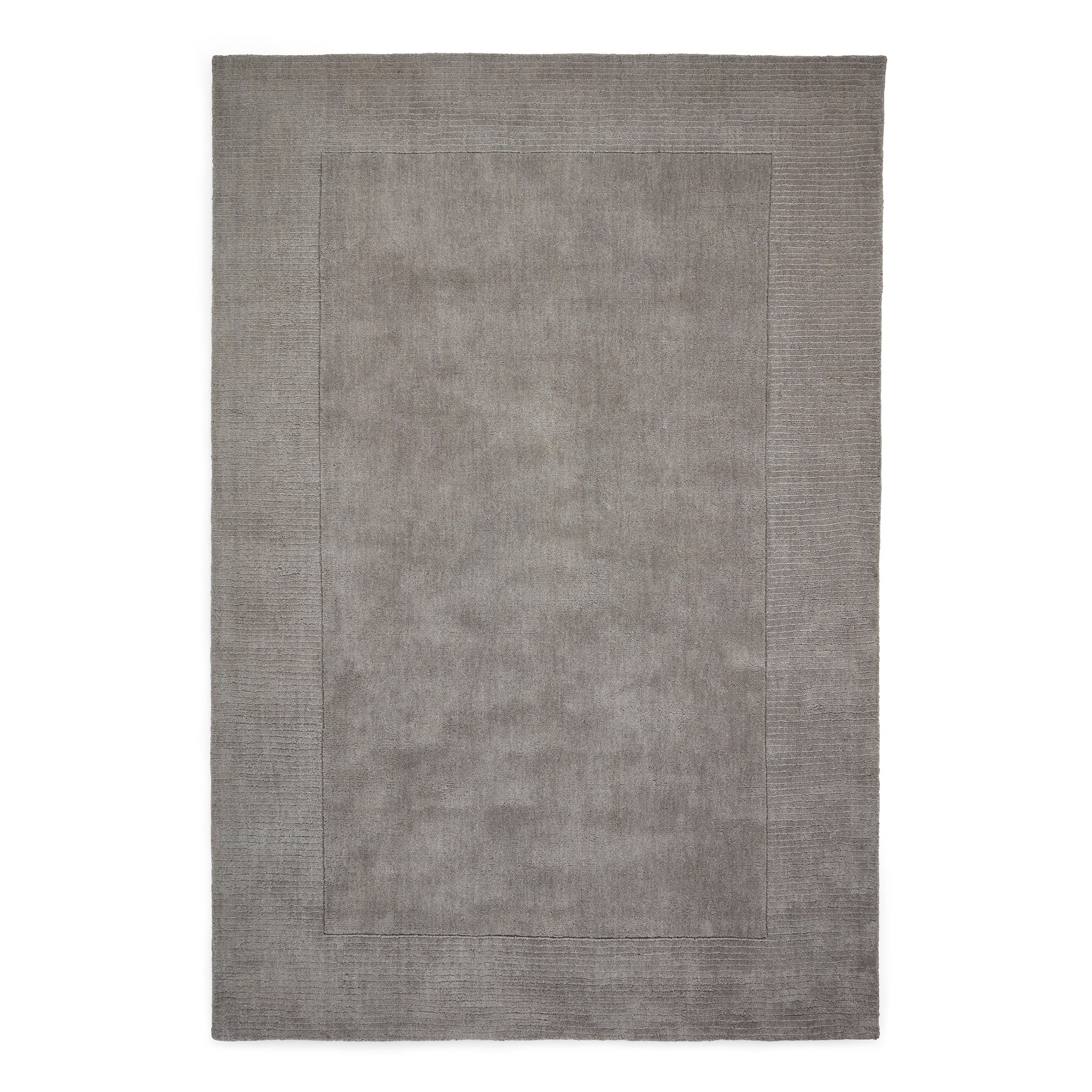Lauder Plain Wool Border Rug - Image 10
