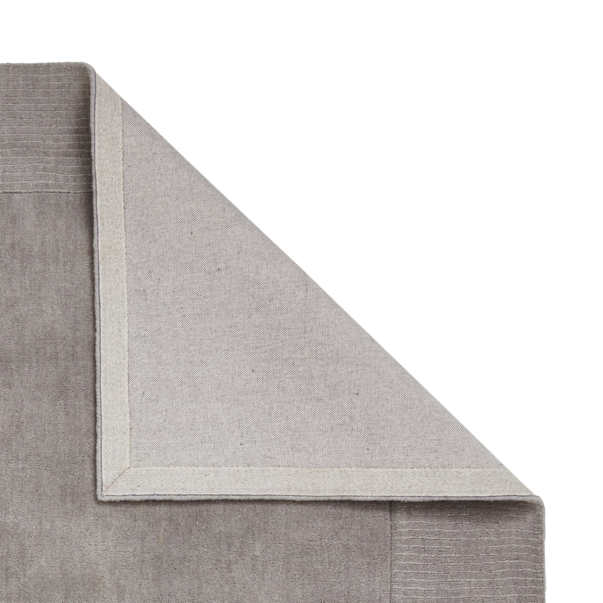 Lauder Plain Wool Border Rug - Image 13