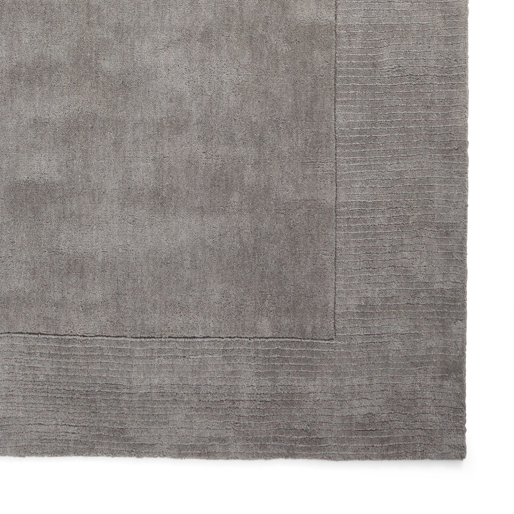 Lauder Plain Wool Border Rug - Image 15