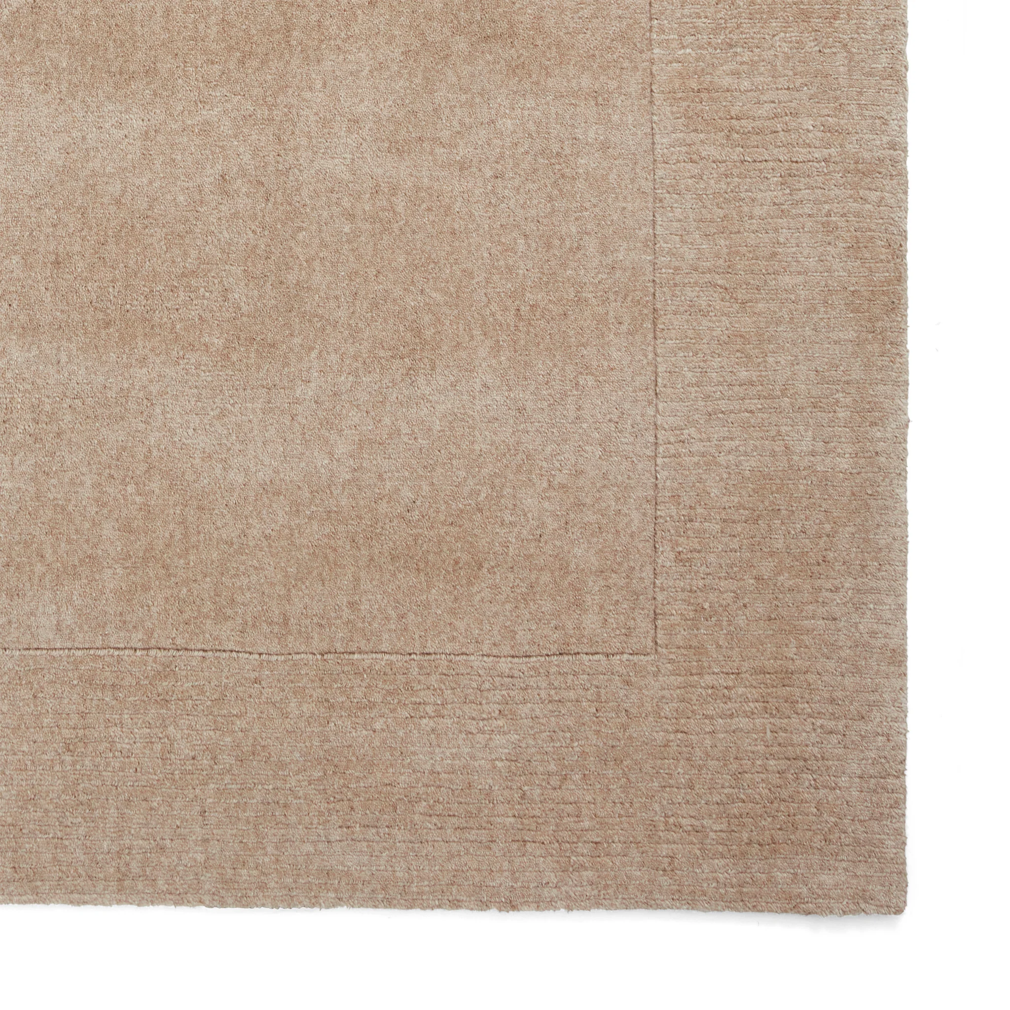 Lauder Plain Wool Border Rug - Image 24