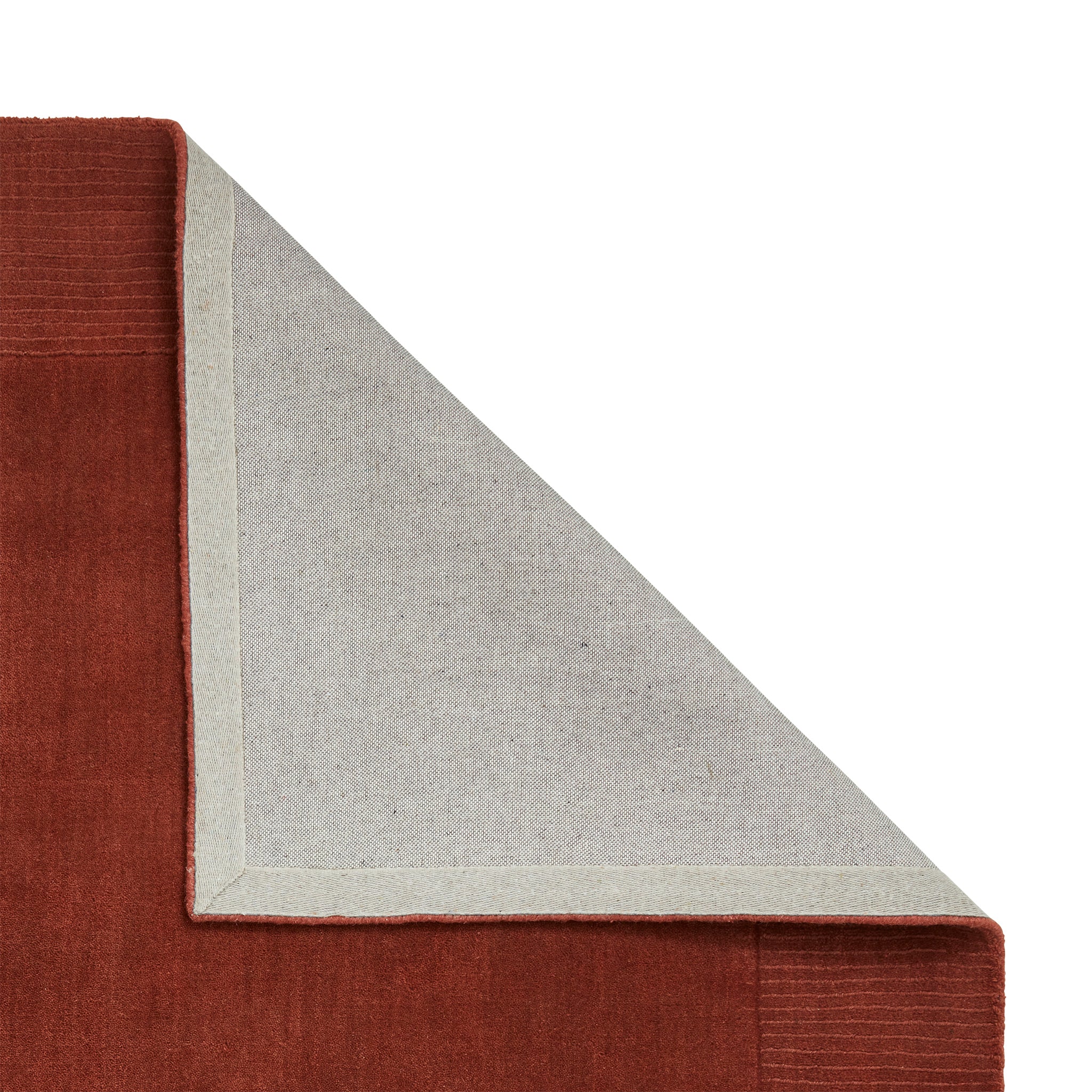 Lauder Plain Wool Border Rug - Image 31