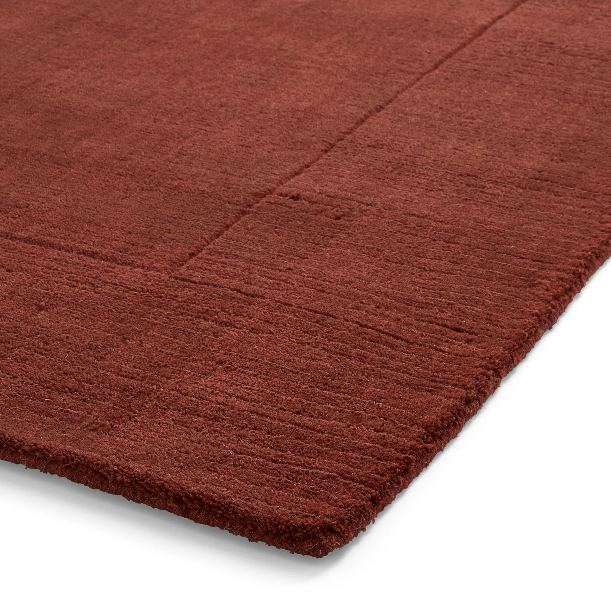 Lauder Plain Wool Border Rug - Image 32