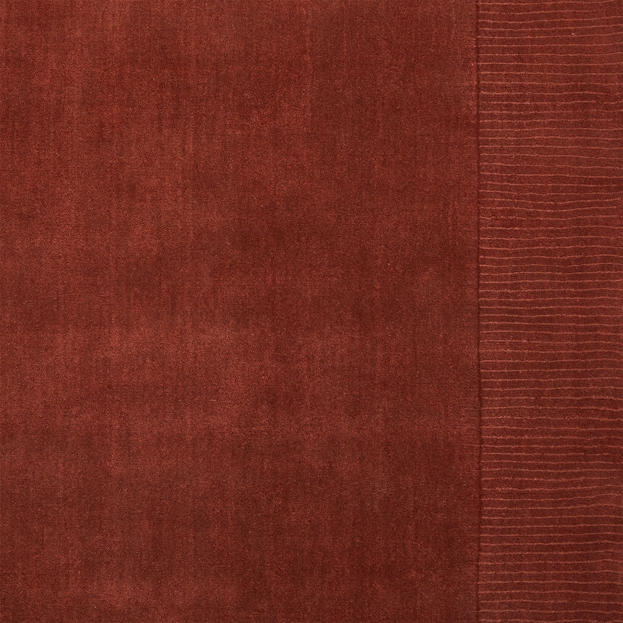 Lauder Plain Wool Border Rug - Image 34