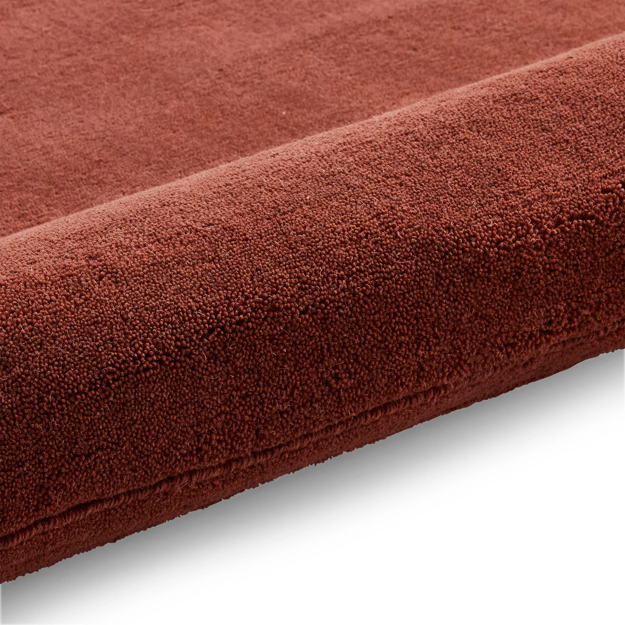 Lauder Plain Wool Border Rug - Image 35