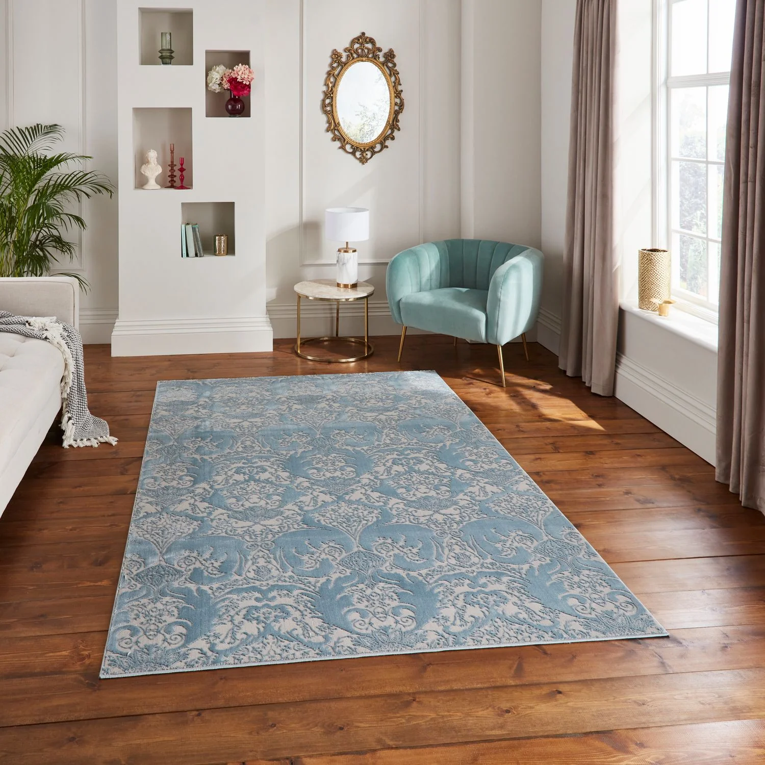 Laurence Llewelyn-Bowen Imperial Metallic Rug - Image 2
