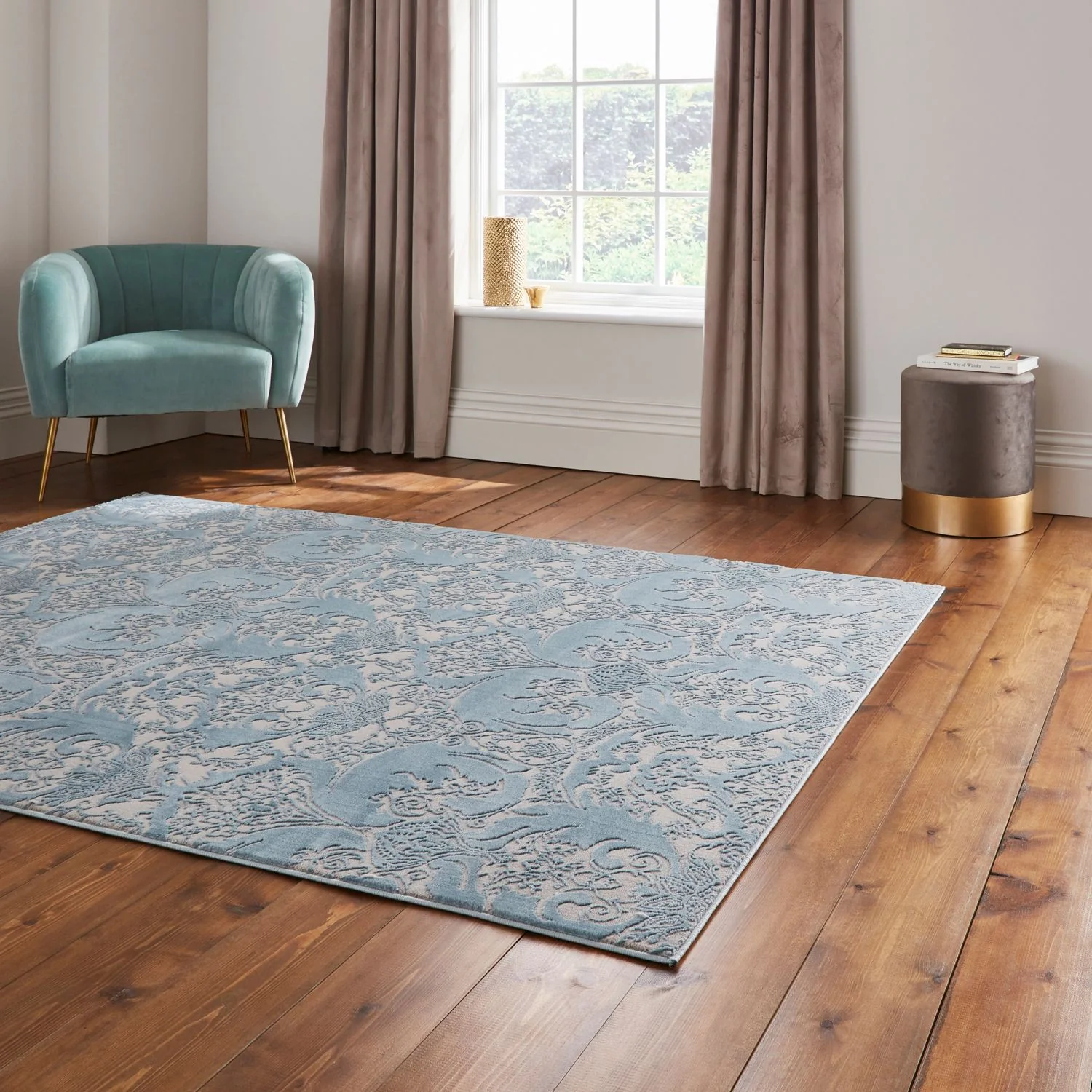 Laurence Llewelyn-Bowen Imperial Metallic Rug - Image 3