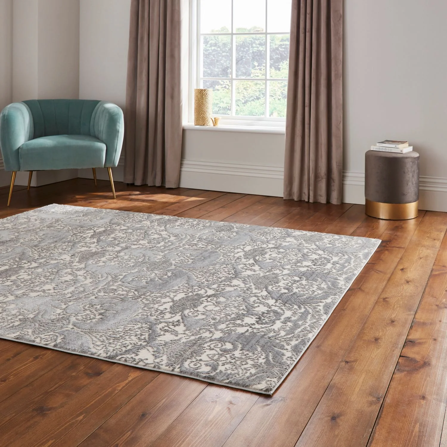 Laurence Llewelyn-Bowen Imperial Metallic Rug - Image 30