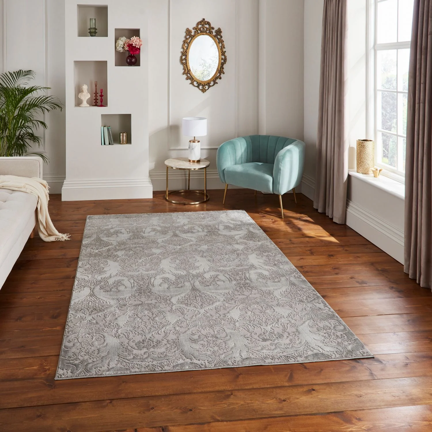Laurence Llewelyn-Bowen Imperial Metallic Rug - Image 56