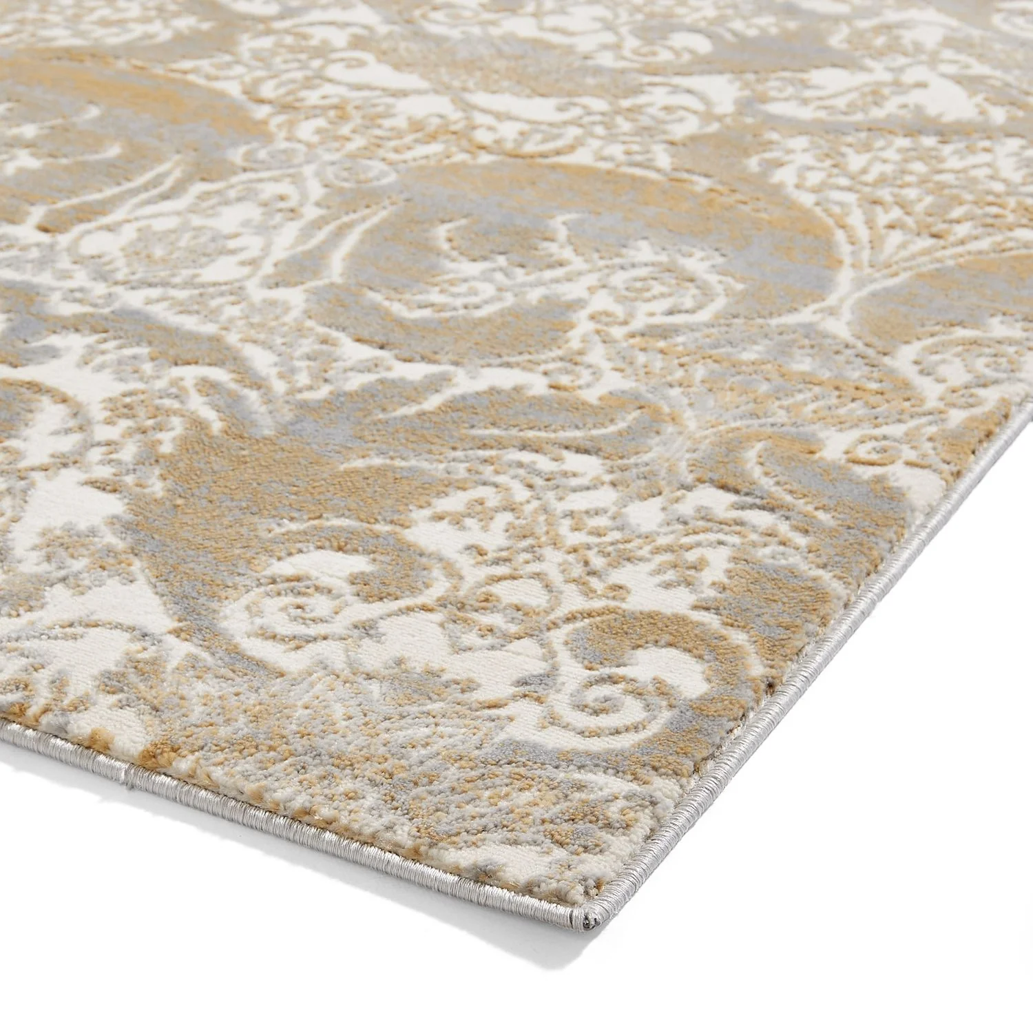 Laurence Llewelyn-Bowen Ornate Metallic Rug - Image 16