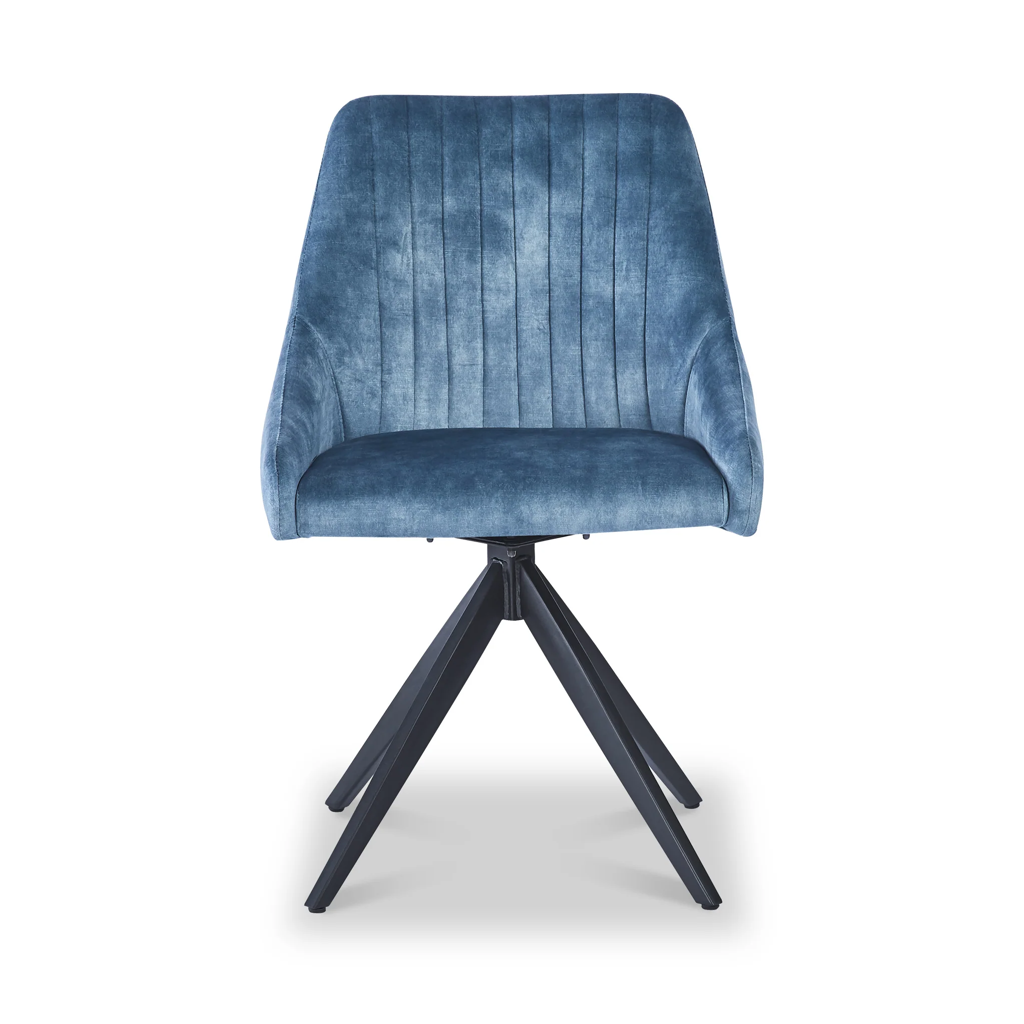 Lawson Velvet Swivel Dining Chair with Black Legs - Image 7