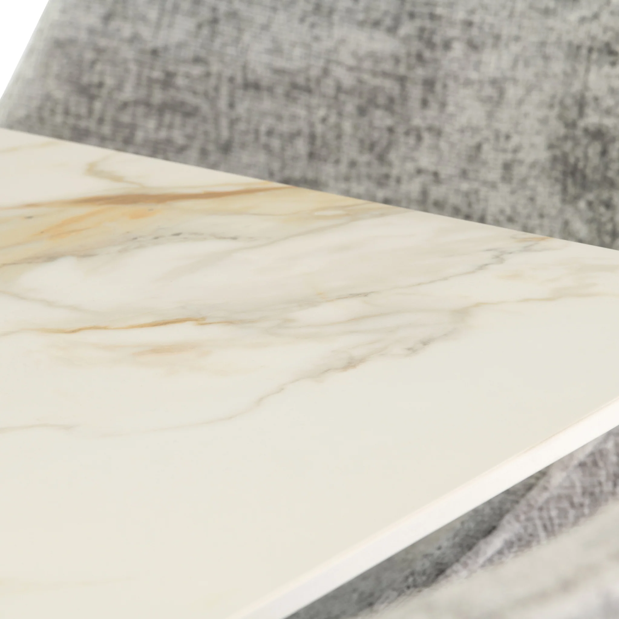 Lena 180cm Kass Gold Sintered Stone Dining Table - Image 4