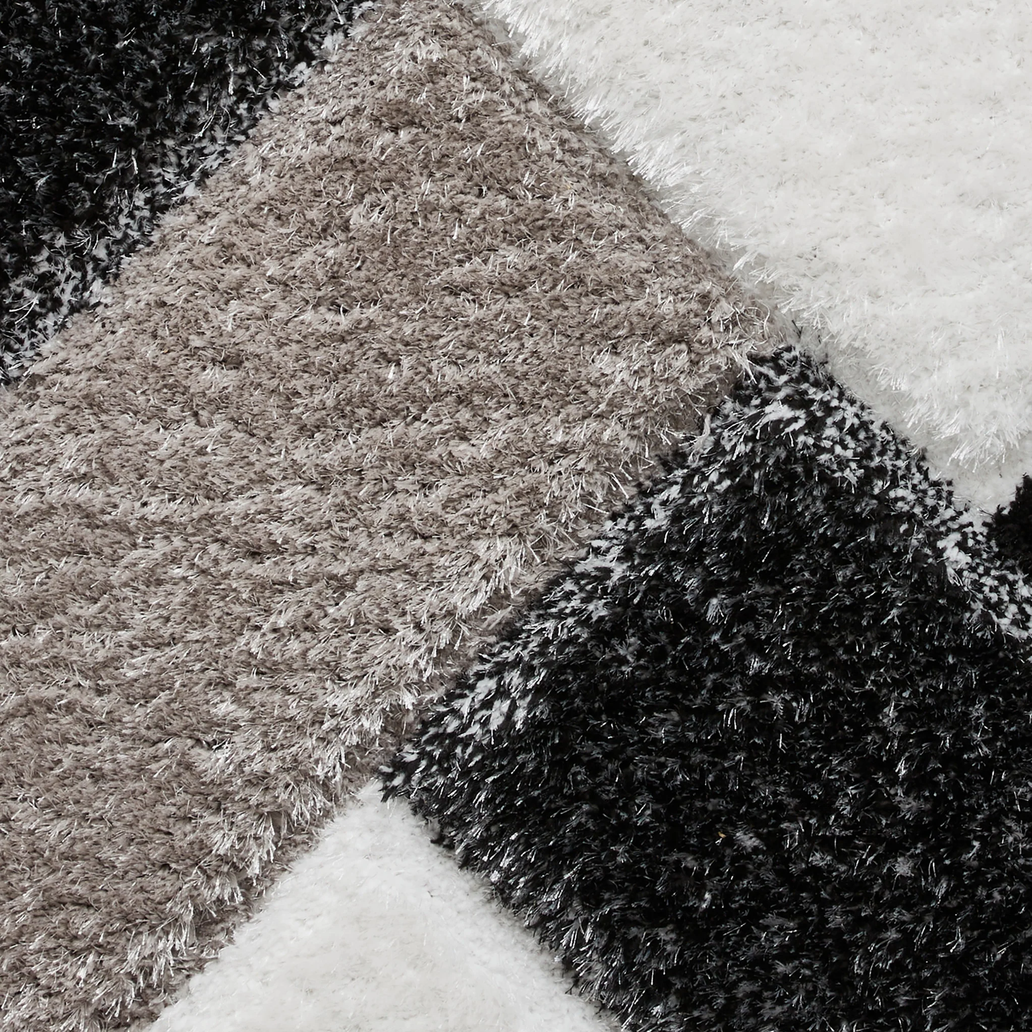 Lennox Geometric Shaggy Rug - Image 15